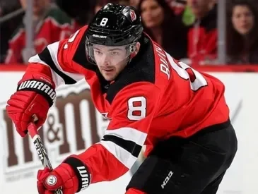 Will Butcher playing hockey