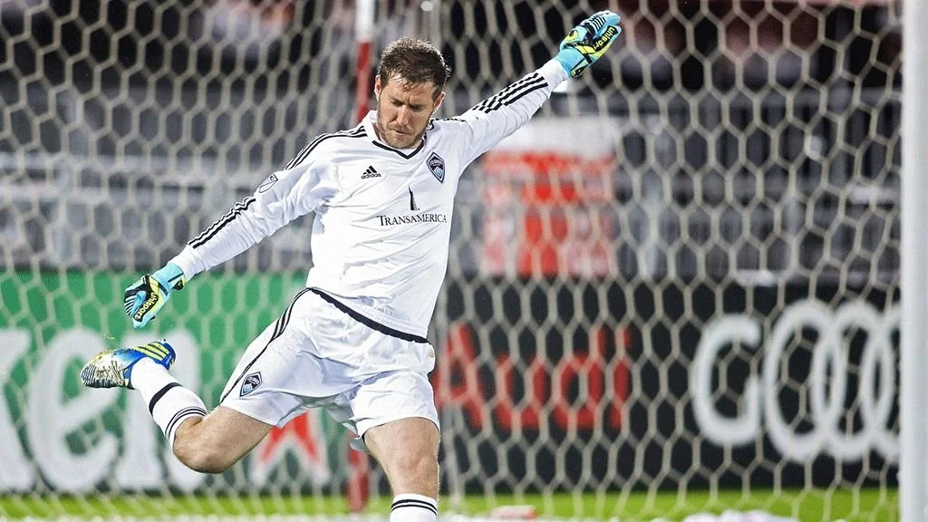 Clint Irwin playing soccer