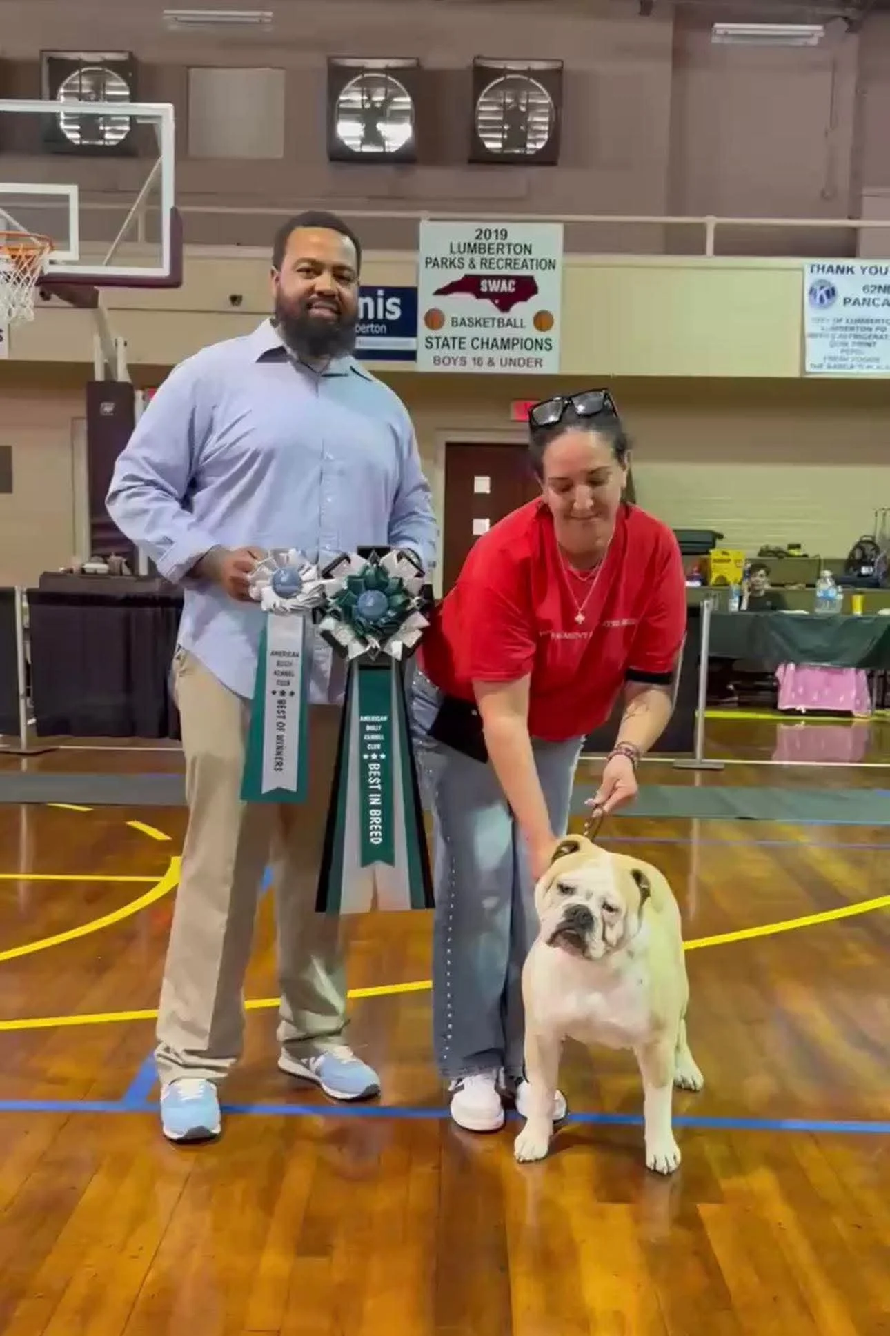 dog show first place ribbons