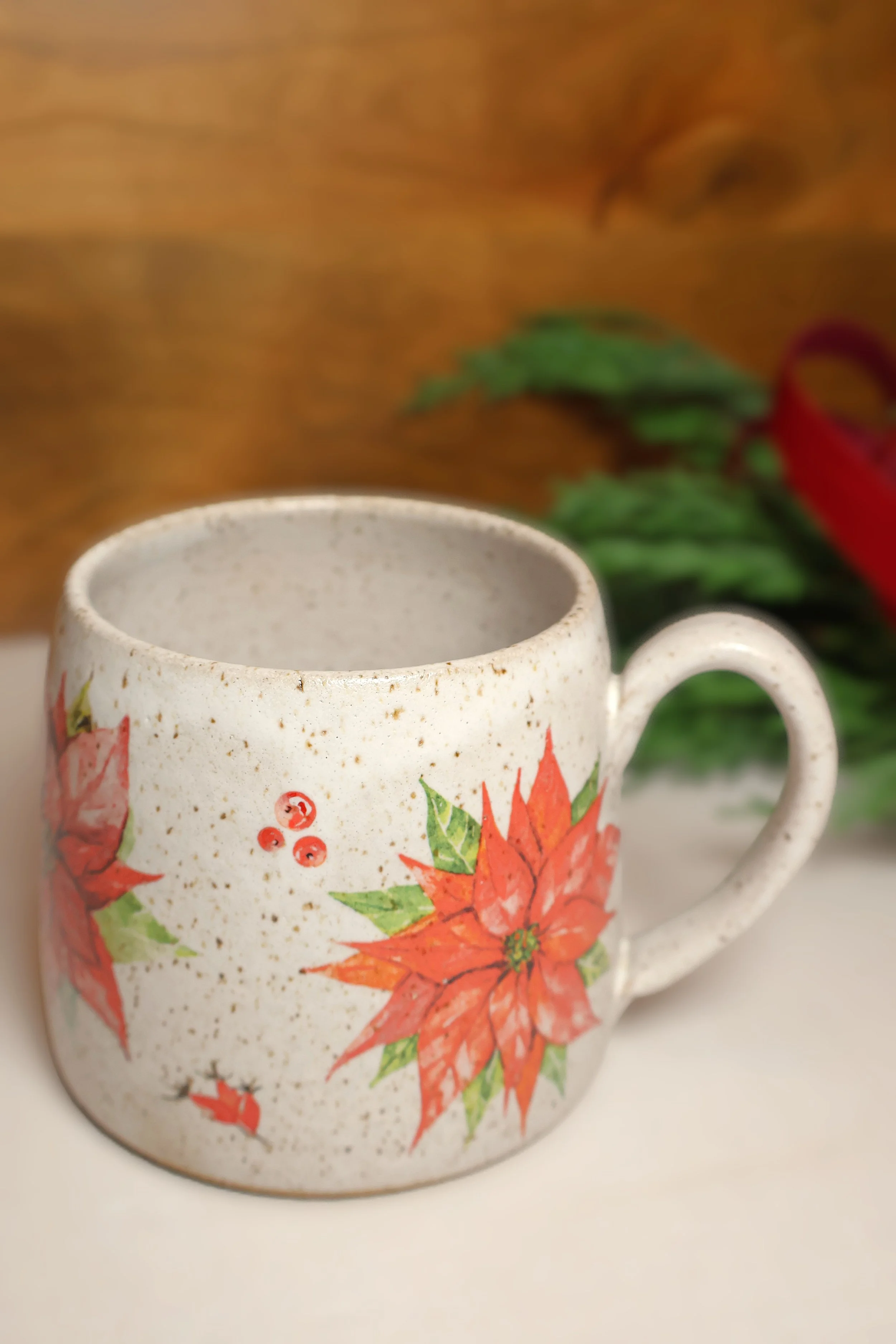 Poinsettia Mug