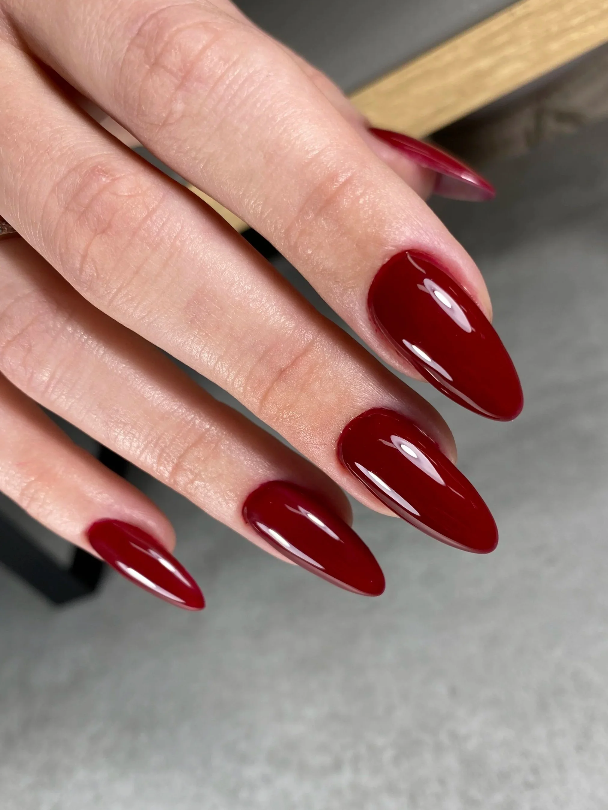 Russian Manicure with gel polish application