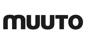 The word 'MUUTO' in bold, black, lowercase letters.