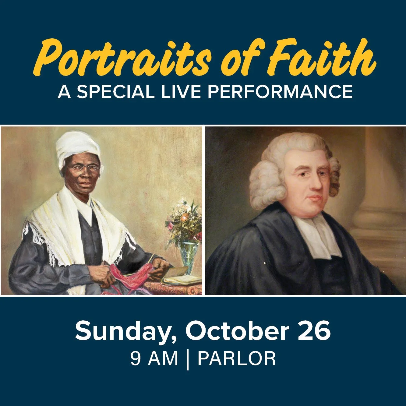 Portraits of Faith | A Special Live Performance