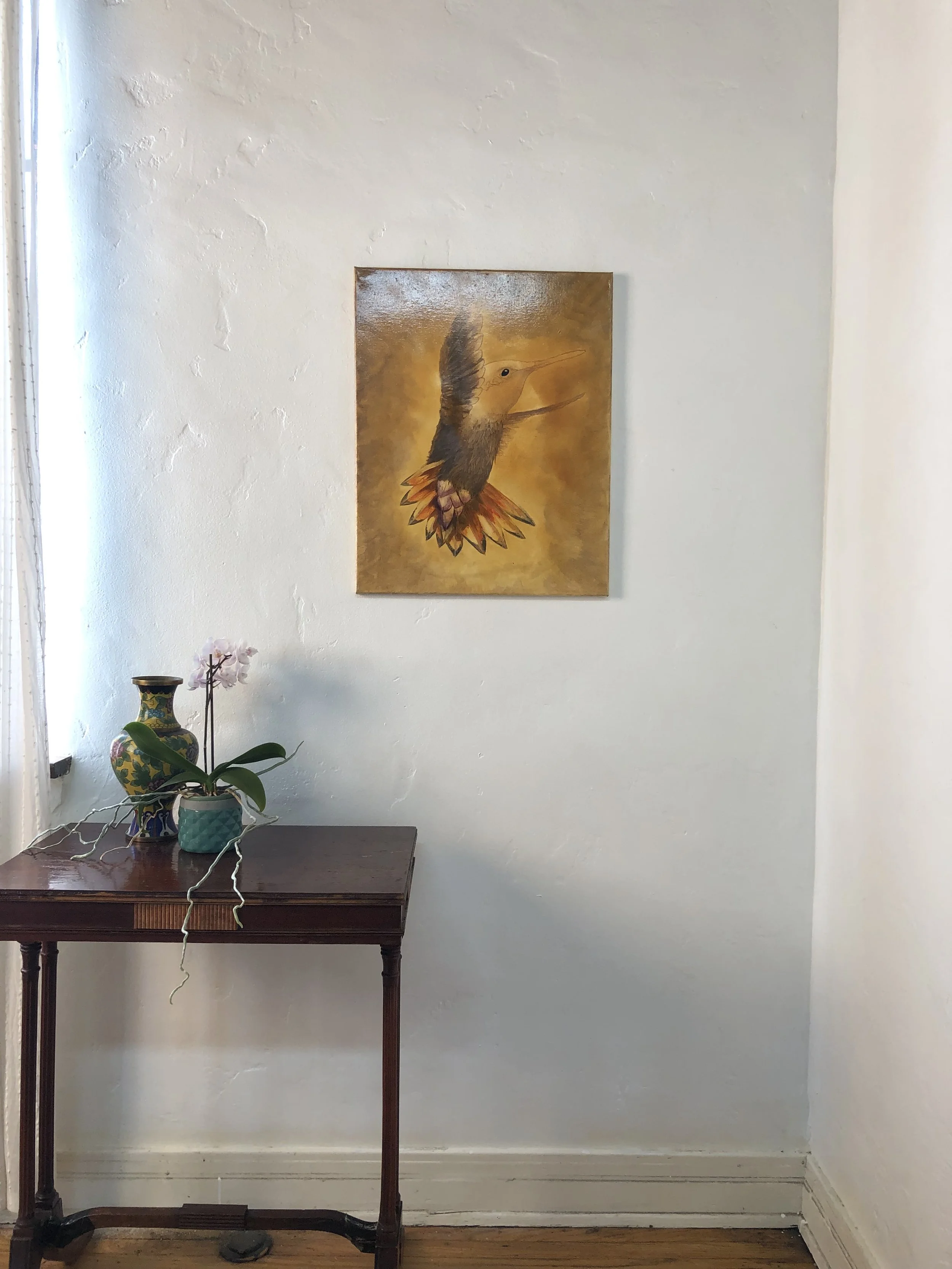 "Hummer Rising Golden"