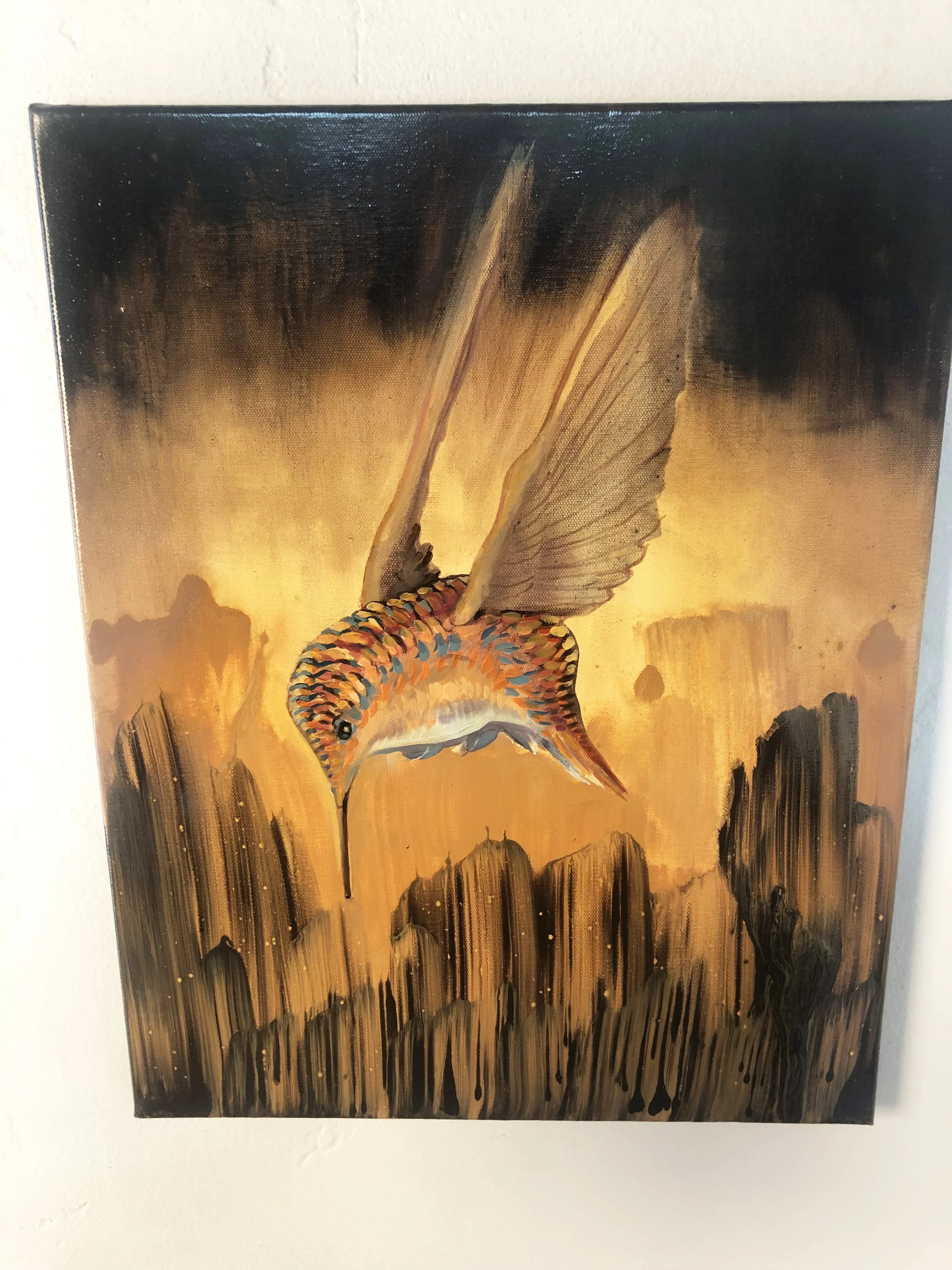 "Hummer Over Backsplash"