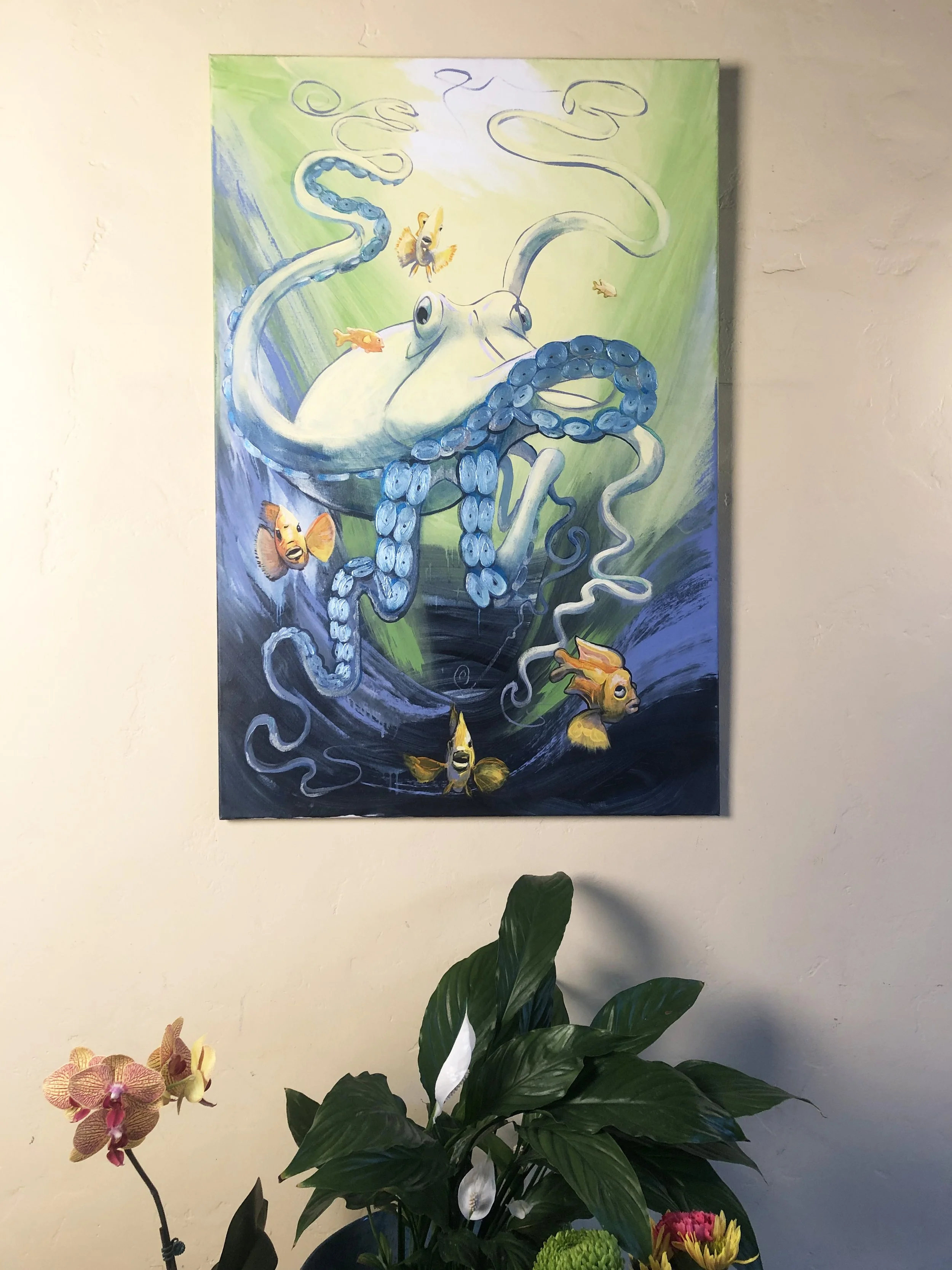 “Six Garibaldis, One Octopus”