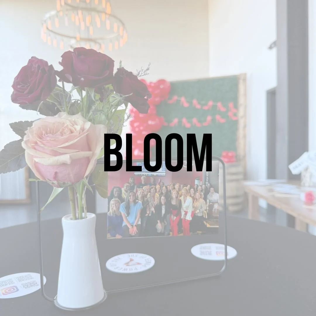 A PoShe Bloom Bar, for the women who watered us. 💛
Our May event is officially on the books, and this one is something special.
We&rsquo;re welcoming Melinda McDermott, founder of Elevate Hope House, to our North Metro gathering on May 6 at Northern
