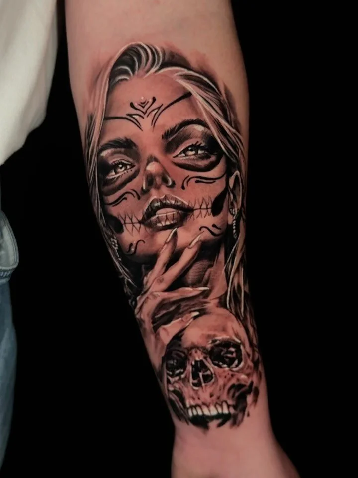 Man, I seriously love tattooing portraits&mdash;people, pets, you name it. There&rsquo;s just something awesome about turning a favorite photo into something permanent.
Whether it&rsquo;s your dog, your grandma, your kid, or even a badass celebrity p