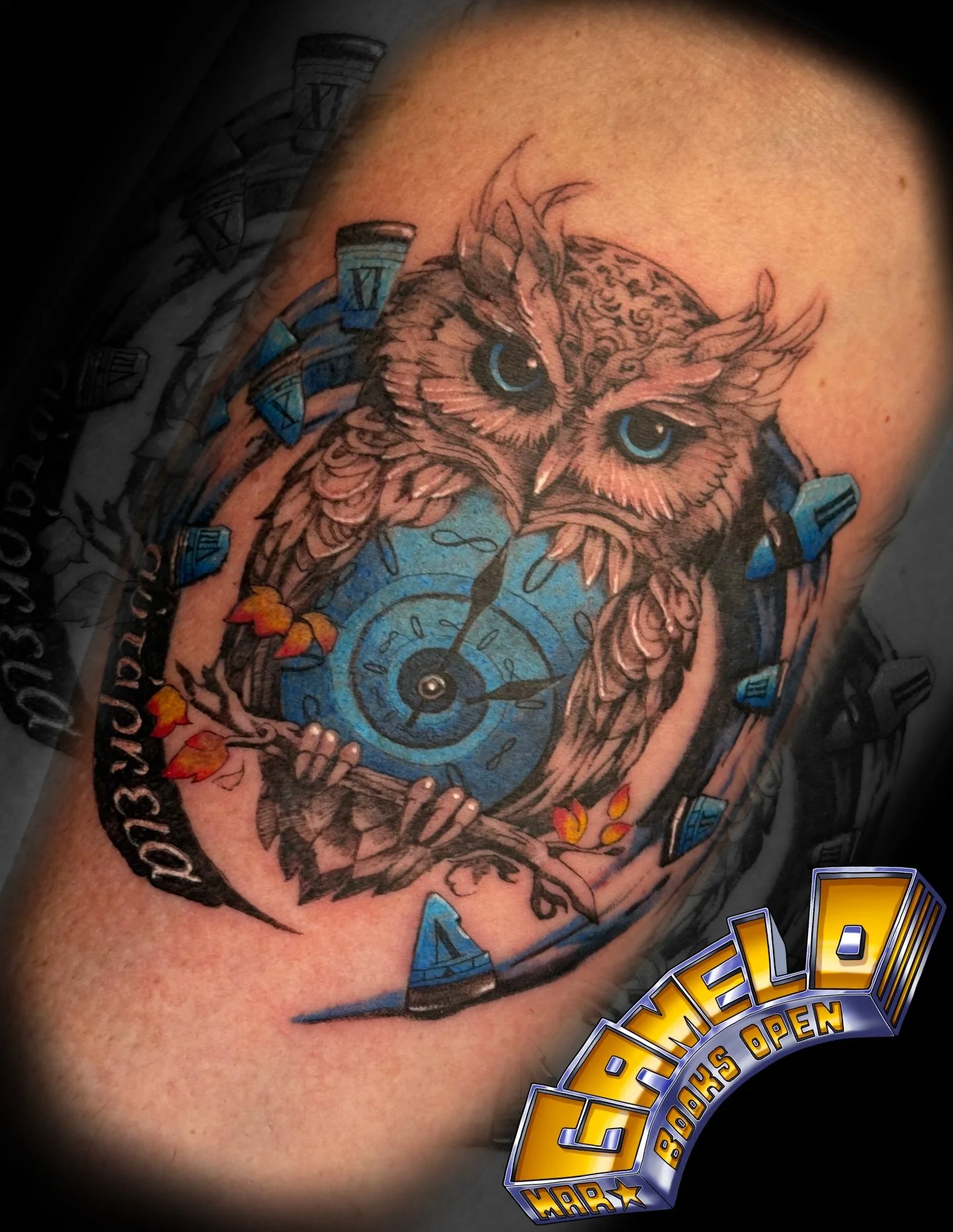 #time #owl piece! Super fun! 
Thank you for your trust!

DM or email for your own! 

gamelotattoo@gmail.com 

#TimeOwlTattoo #OwlTattoo #TimepieceTattoo #ClockTattoo #BlackAndGreyInk #SymbolicTattoo #MysticOwl #TattooArt #TattooDesign #InkedUp #Wisdo