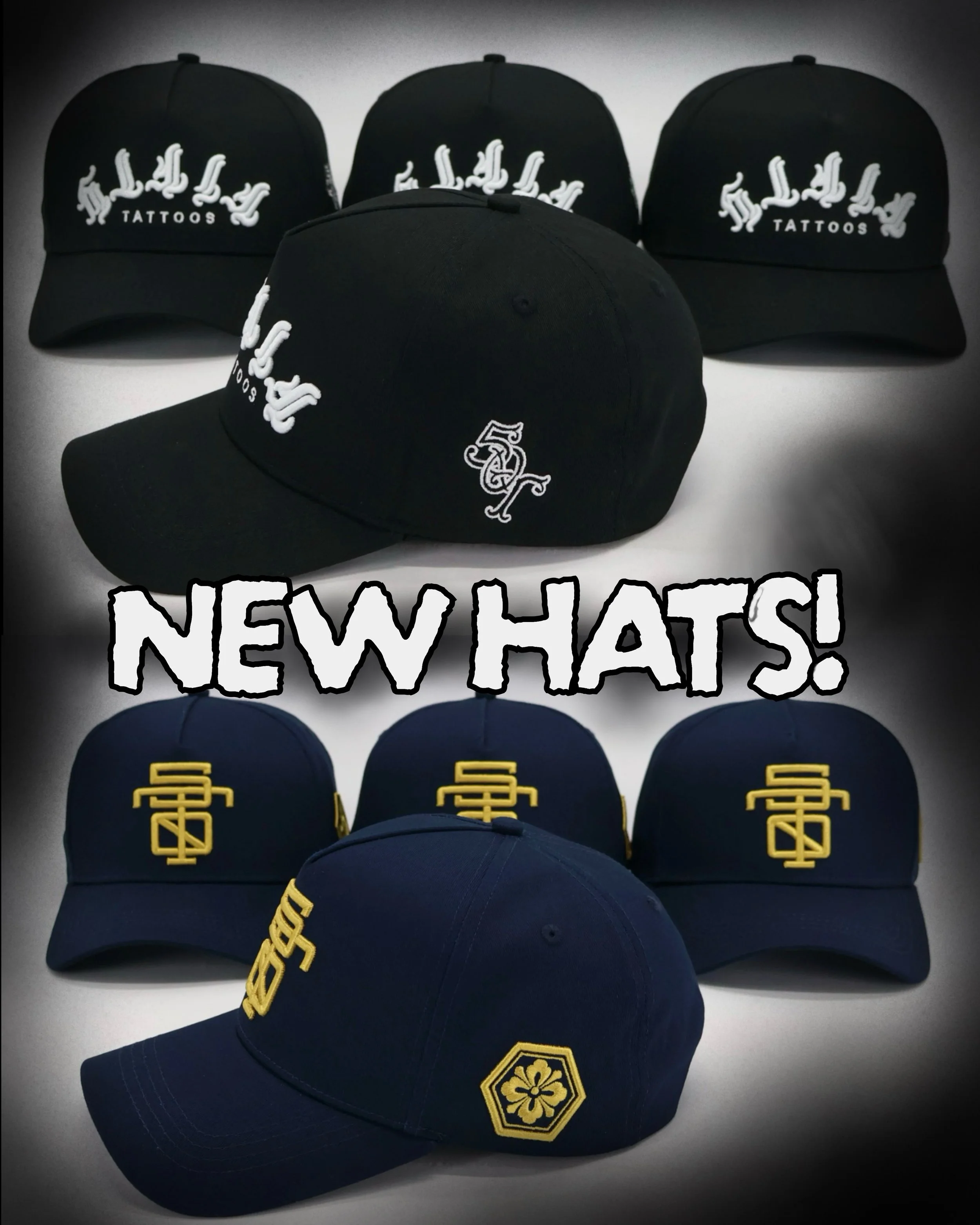 I&rsquo;ve got new hats on the way! No pre-sale this time but once they show up they will be on sale for $40!
.
#tattoo #merch #okotoks #hats #supportartists