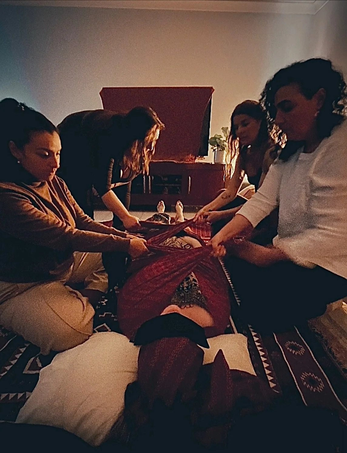 Honouring our Rites of Passage 

For so many of us the gateways of womanhood came quietly and without recognition, our first bleed hidden in shame or silence, motherhood entered through pain but not initiation. The crossing into midlife marked only b