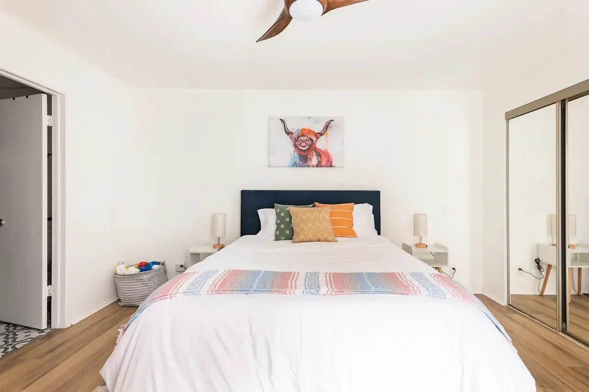 Downstairs Bedroom with Queen Bed