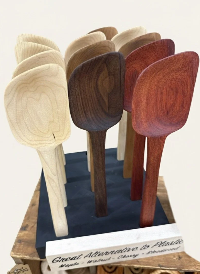 Hardwood Wood Spoon-Spatula (Spoontula)
