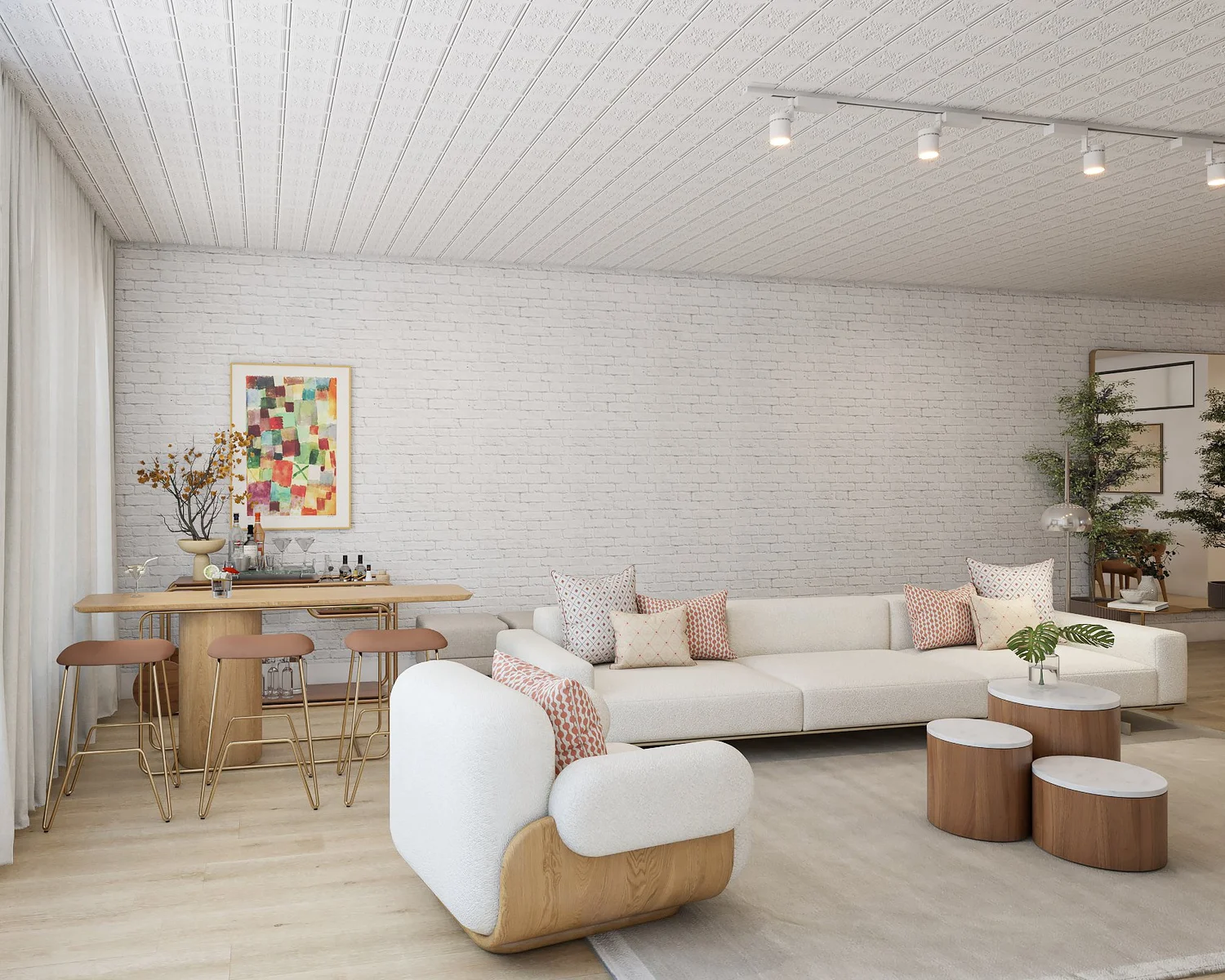 West Village living room rendering