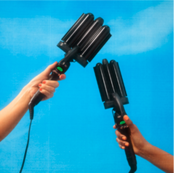 amika’s *NEW* Jumbo High Tide Deep Waver launches—amping up the barrel size of their best-selling High Tide Deep Waver for a looser wave.