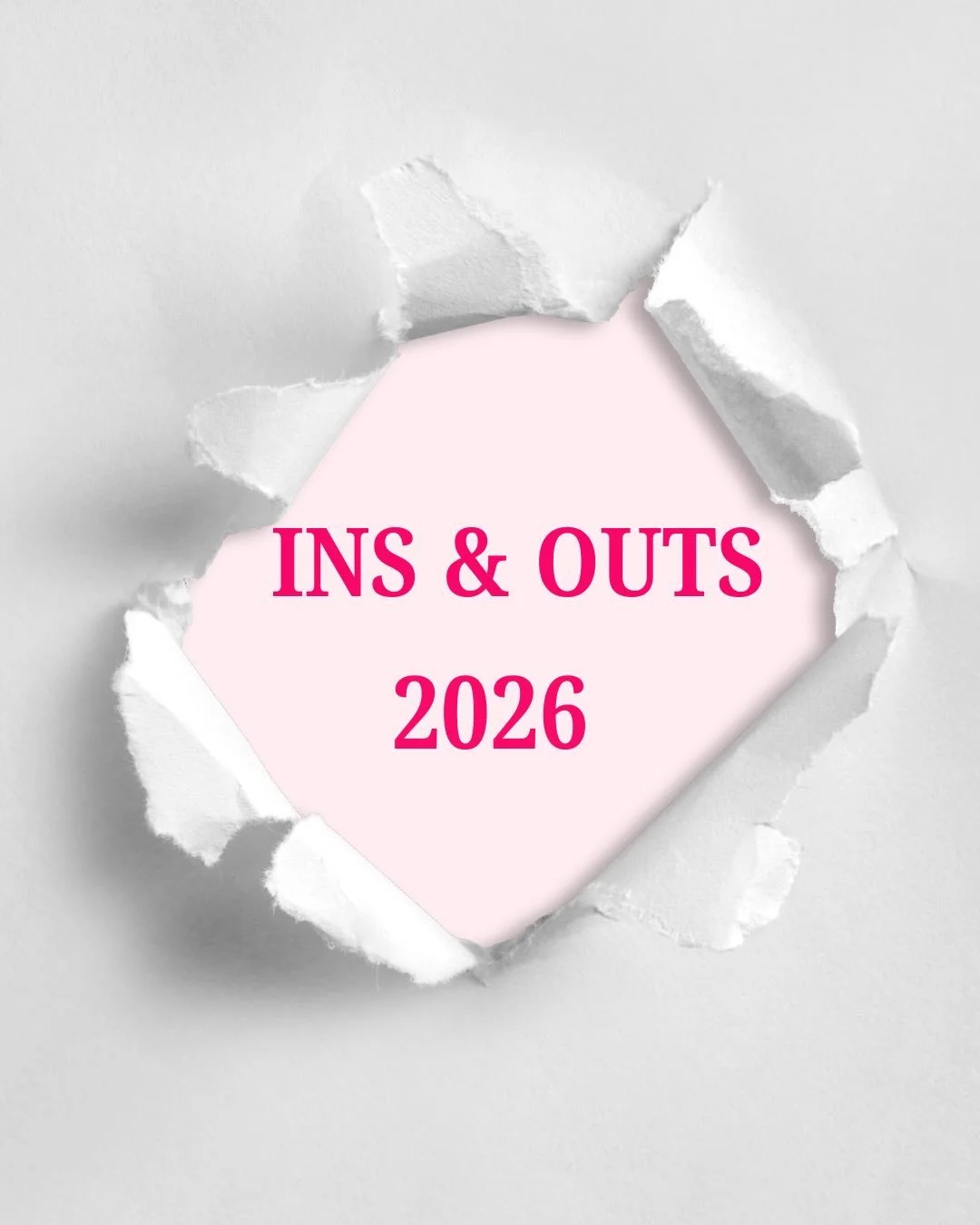 PR is evolving and we&rsquo;re moving into 2026 with more intention. We know we&rsquo;re a little late to this trend but still wanted to share our perspective 🤍
Here are our ins &amp; outs for 2026.