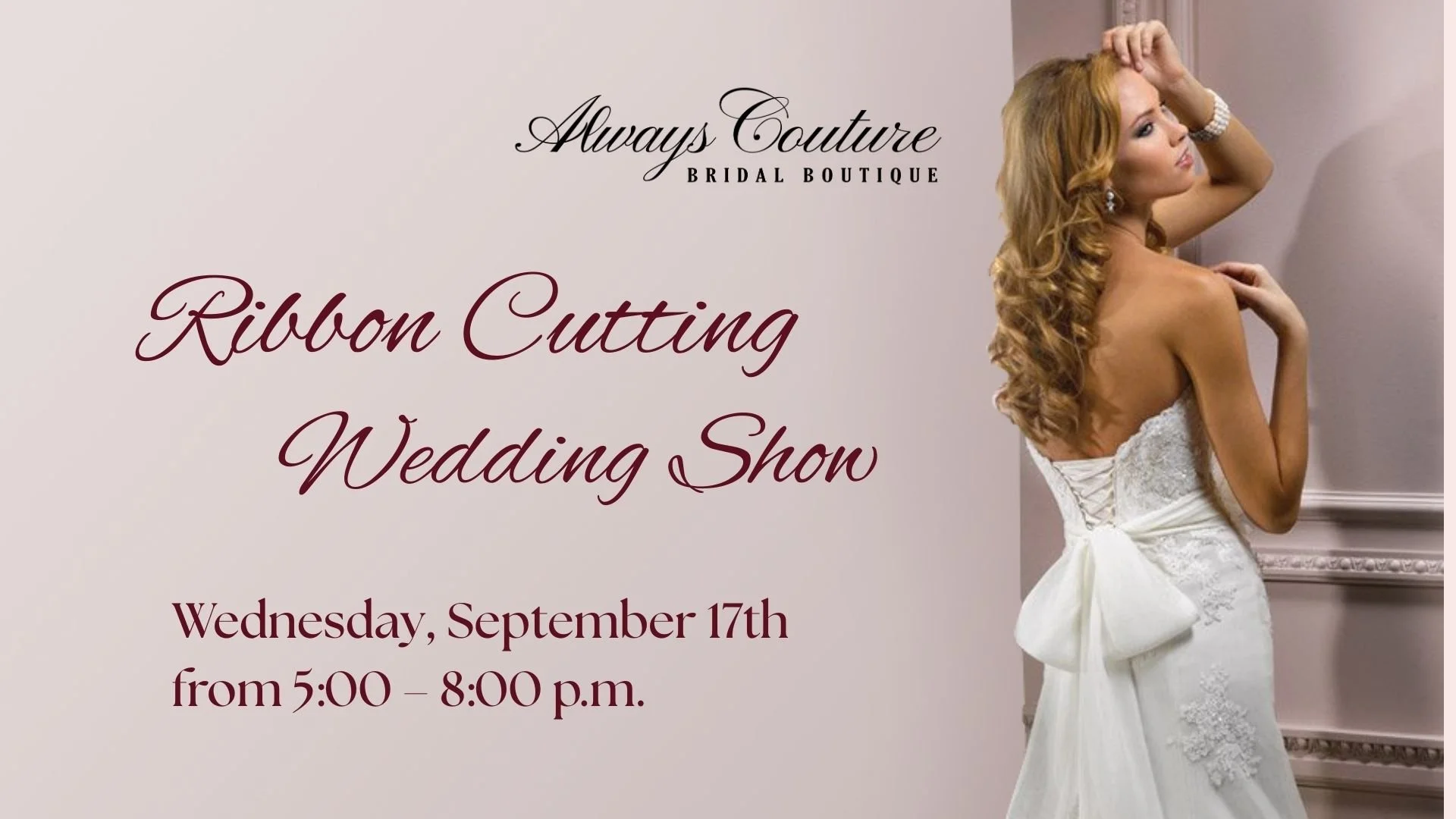 Ribbon Cutting Wedding Show