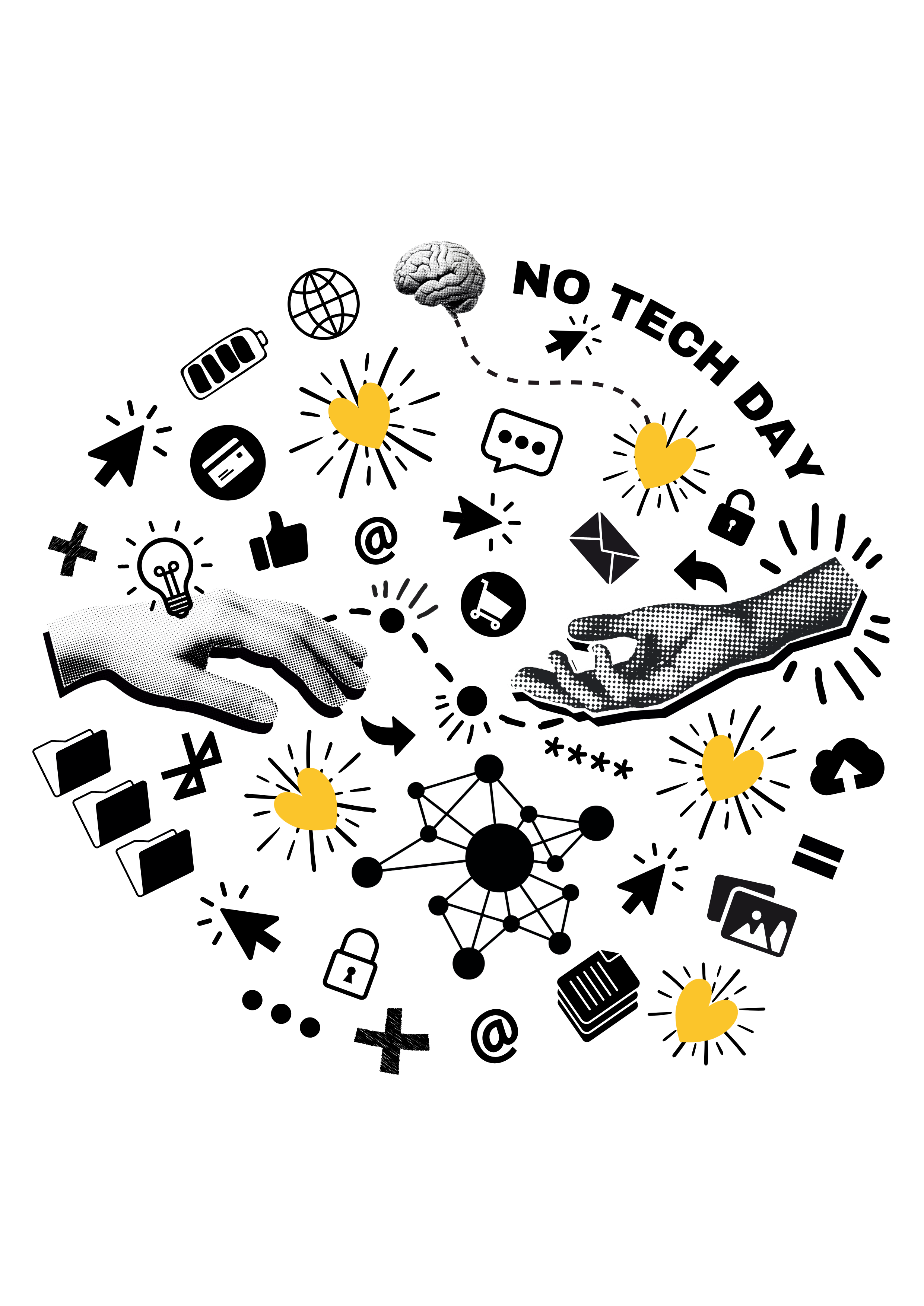 No Tech Day x Vasemaca Tavola T-Shirt