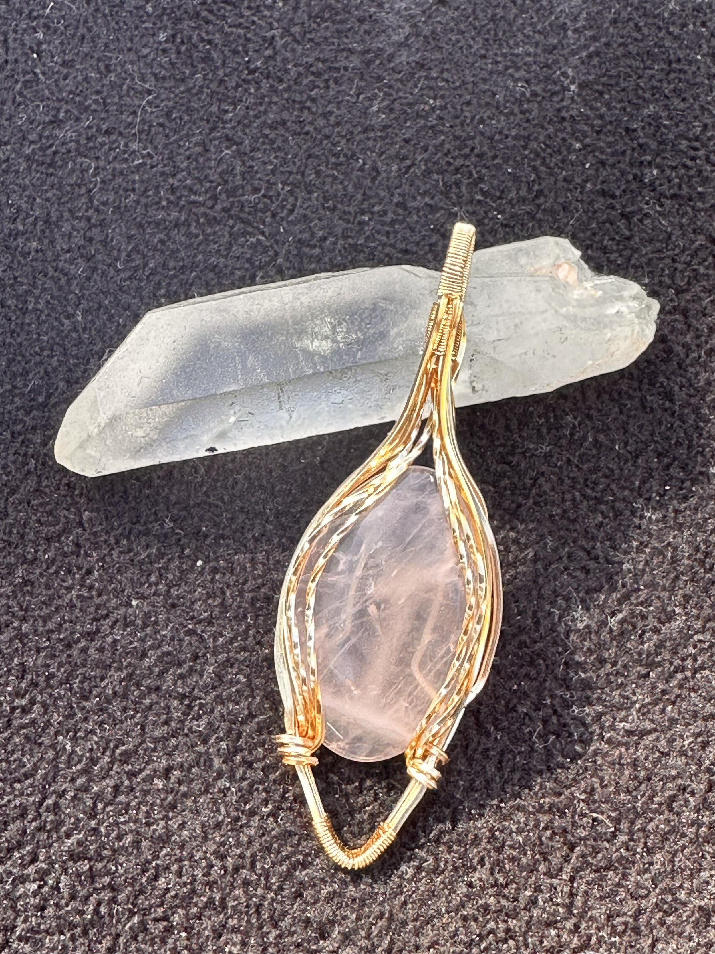"Rose Colored Glasses" Rose Quartz