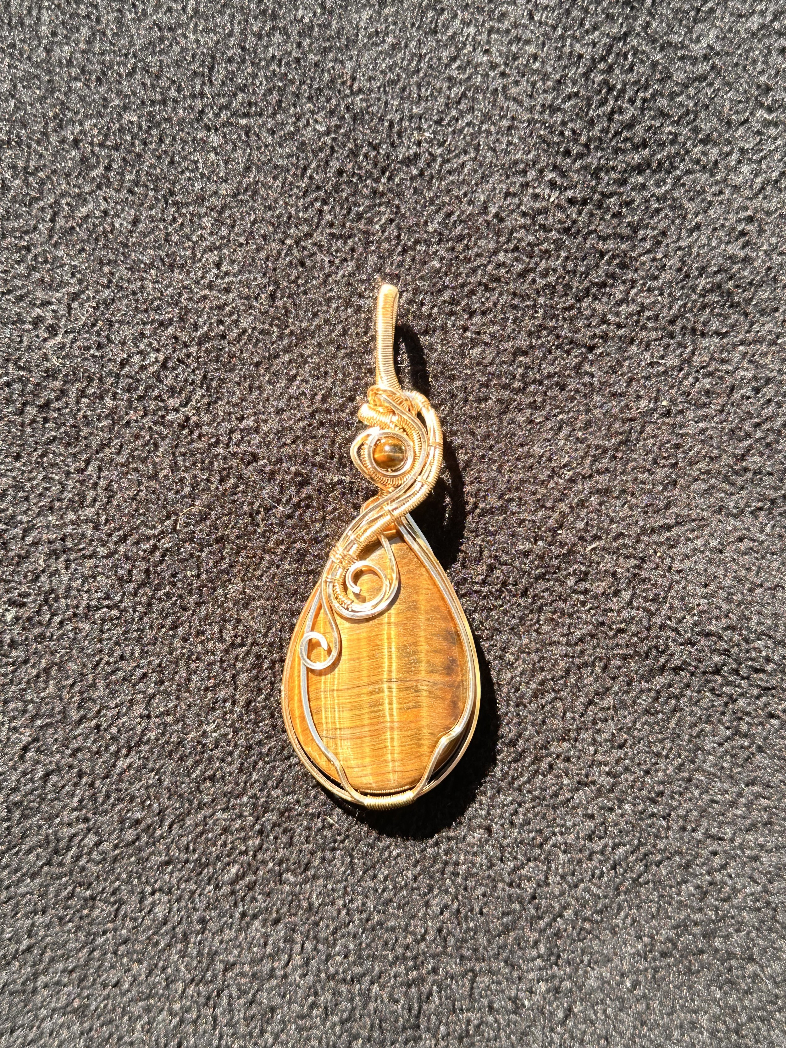 "Teardrop" Tiger Eye