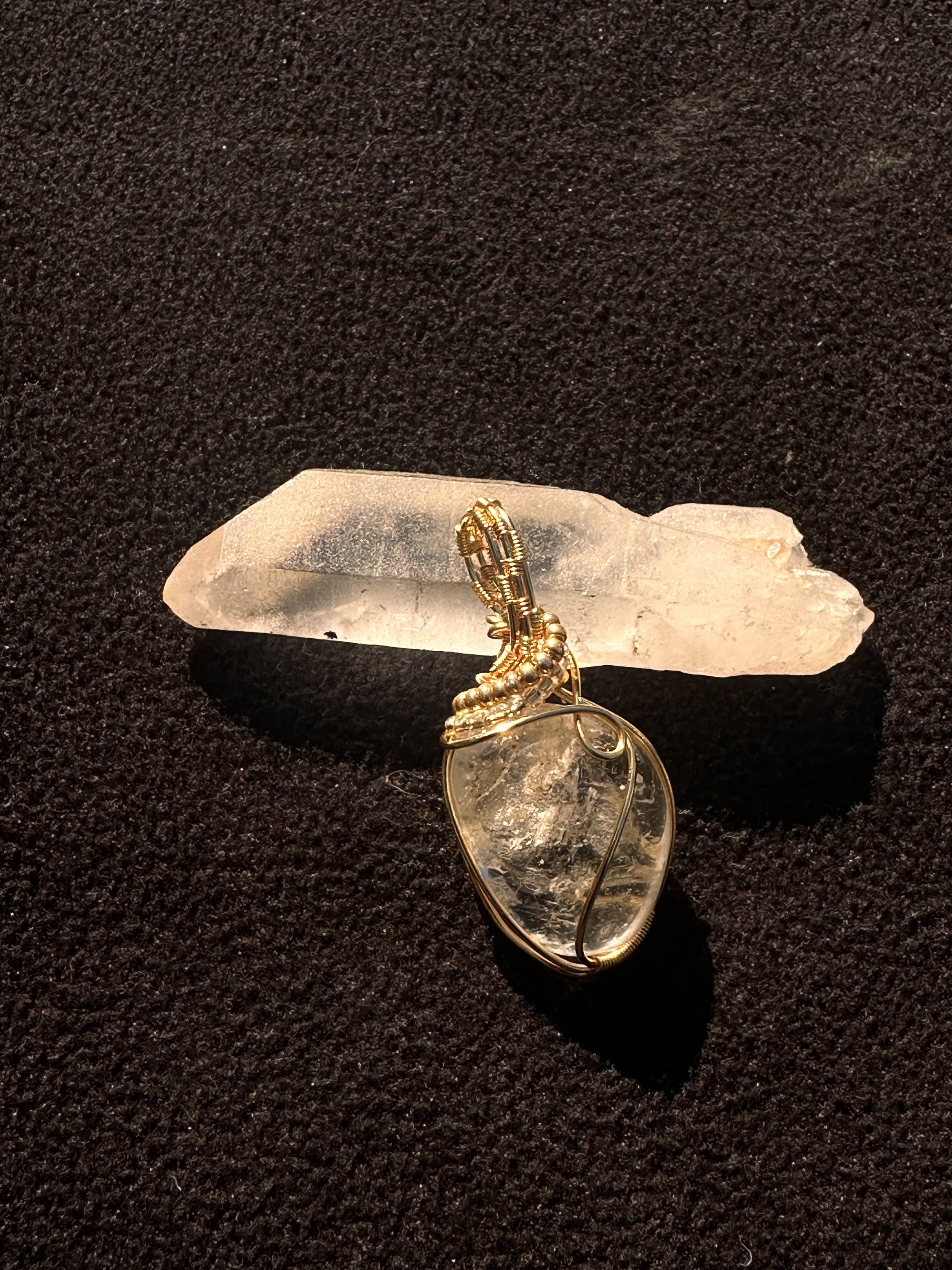 "Looped" Clear Quartz
