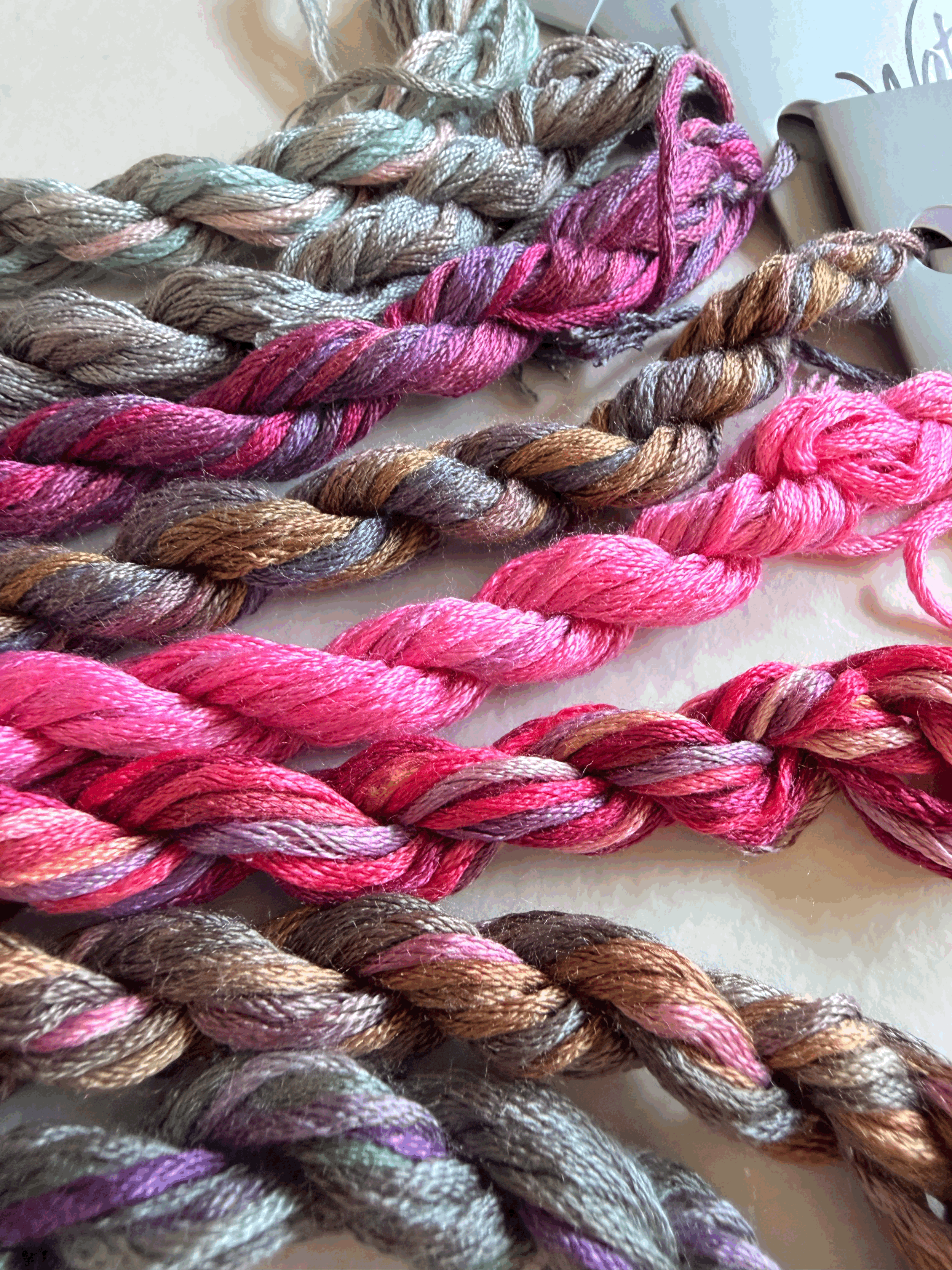 Caron Collection Waterlilies 12 ply hand dyed variegated silk