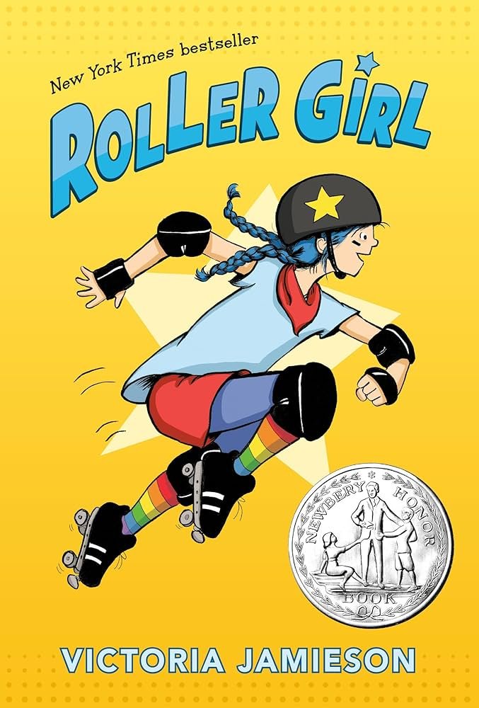 The cover of 'Roller Girl'