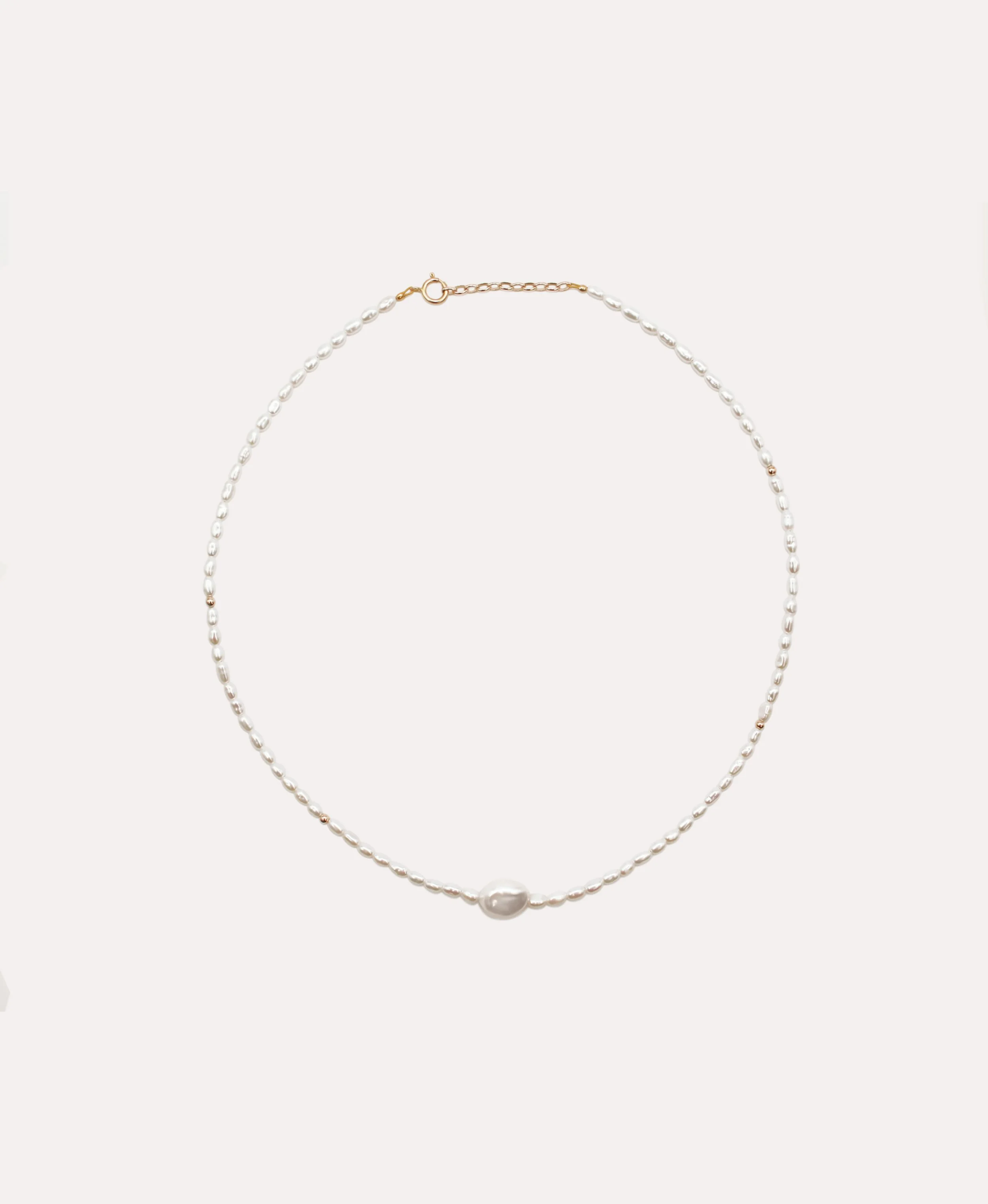 Luna Keshi Pearl Necklace