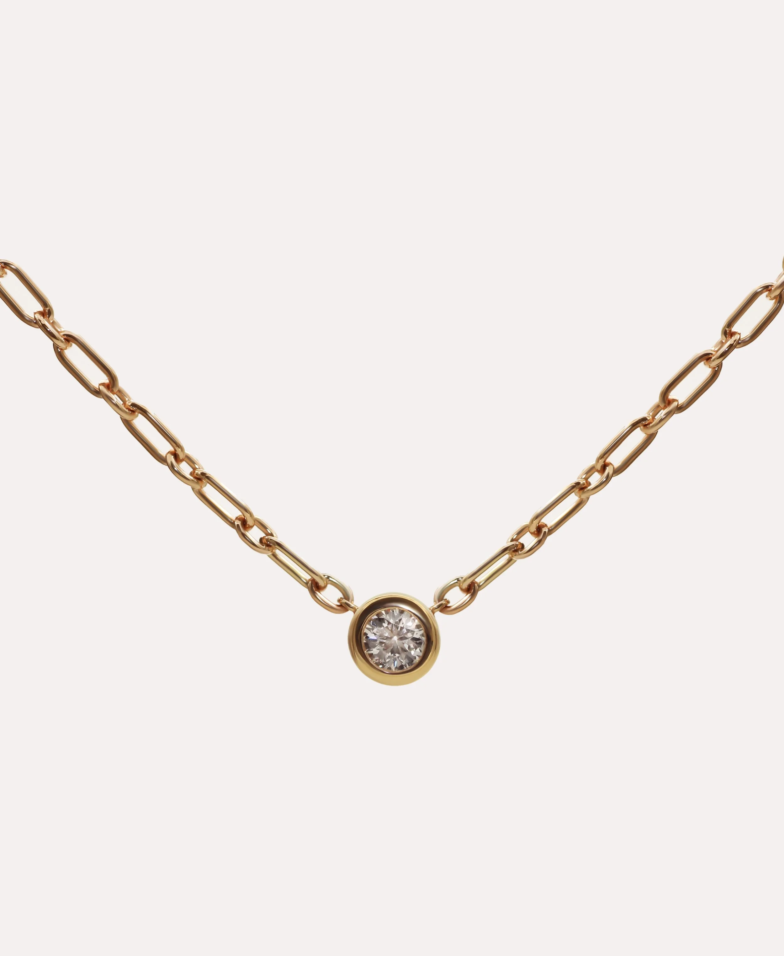 Lola Round Diamond Necklace