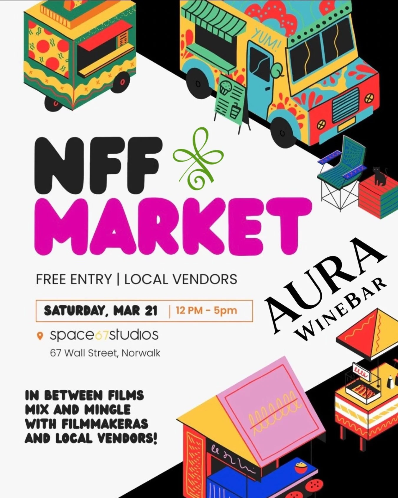 Thrilled to be the exclusive bar at the Norwalk Film Festival this Saturday 🎬

Open to the public. Come sip with us!