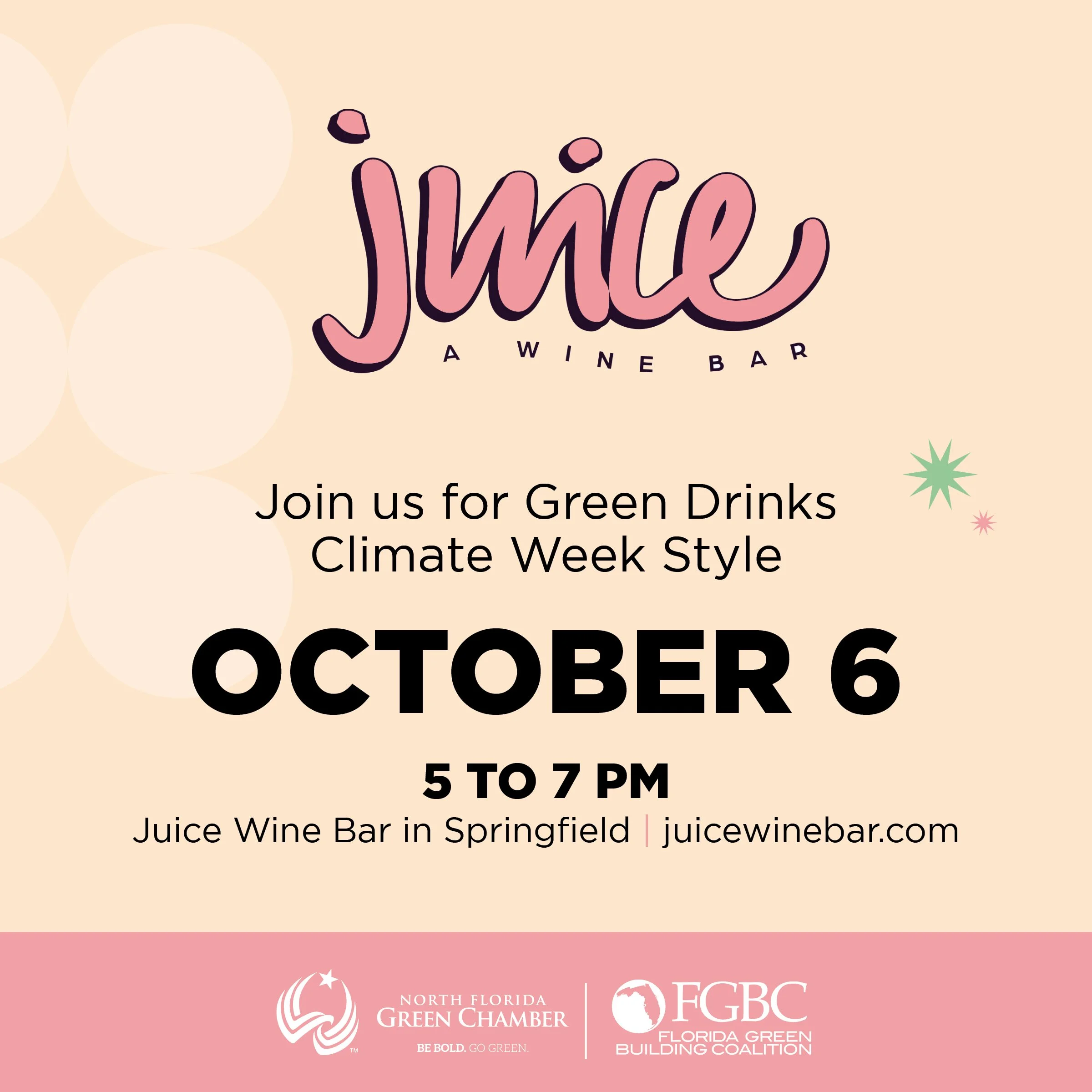 Green Chamber Green Drinks Florida Climate Week Edition