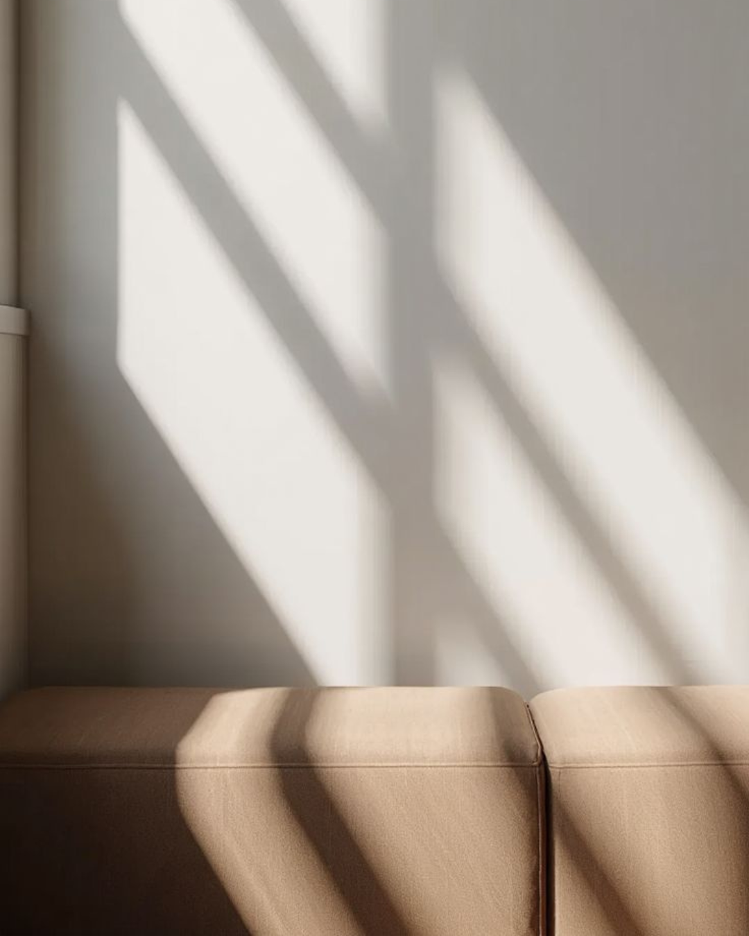 Design mood inspiration for 26 Pacific Ave in Greenville, SC, featuring warm neutral tones, soft natural light and understated textures.