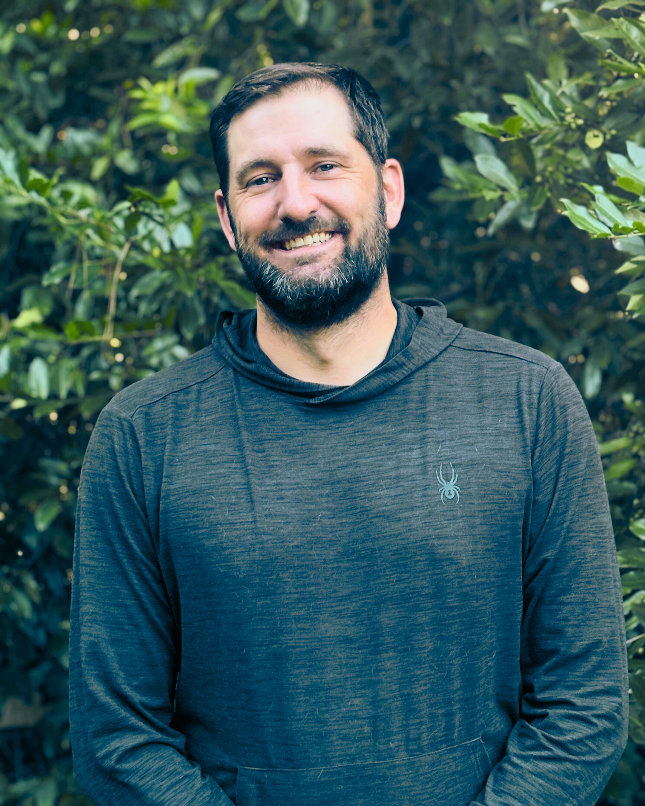 Eric Davis, Director of Projects at Red Dirt, photographed outdoors in South Carolina.