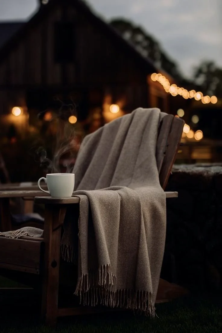 Rural lifestyle inspiration for Landrum Mill in Landrum, SC, featuring relaxed outdoor living, warm lighting and natural textures.