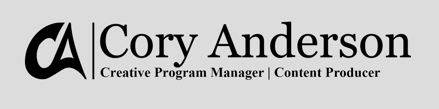 Cory Anderson | Creative Program Manager