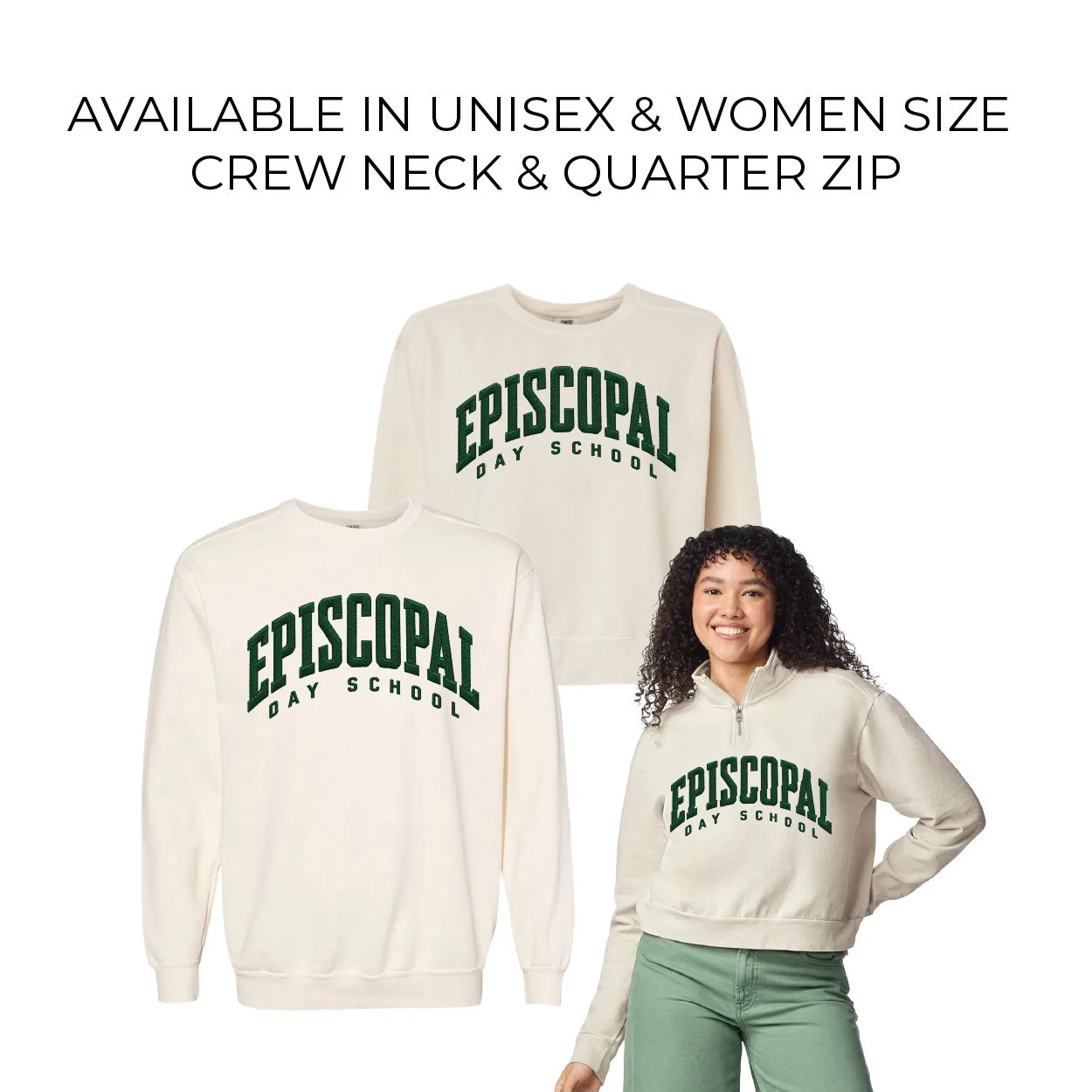 EDS Comfort Colors embroidered sweatshirt