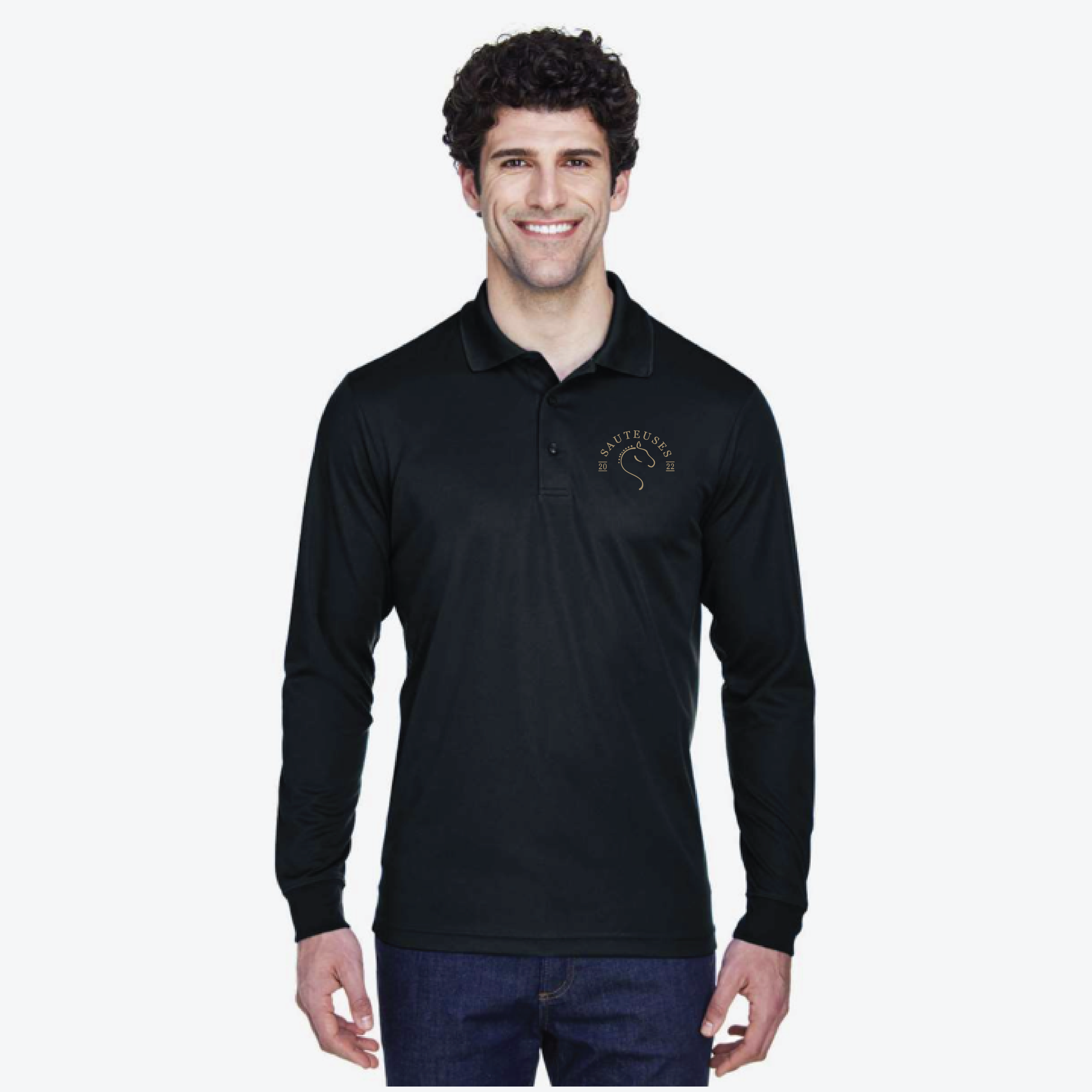 Sauteuses mens longsleeve polo.png