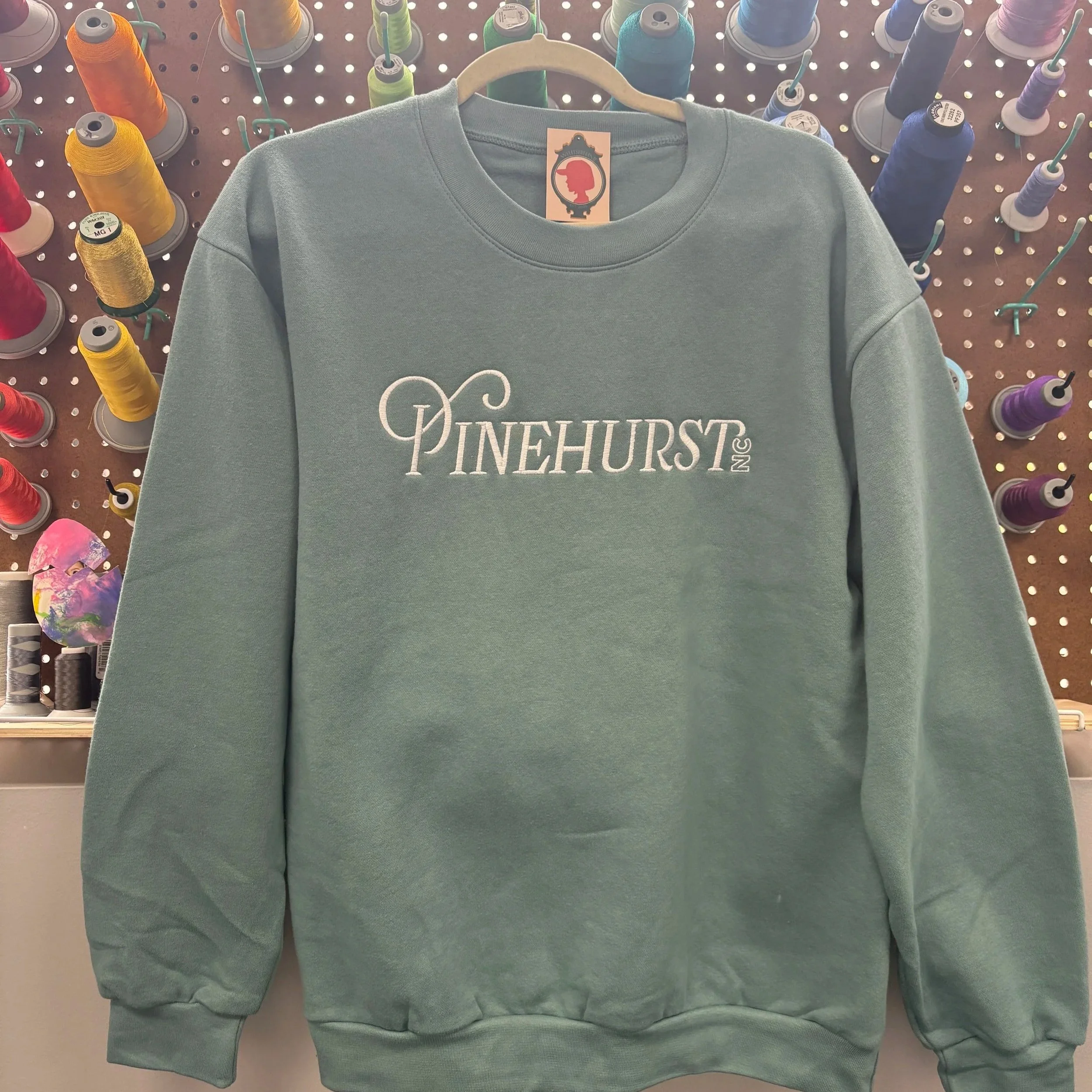 Pinehurst NC embroidered sweatshirt