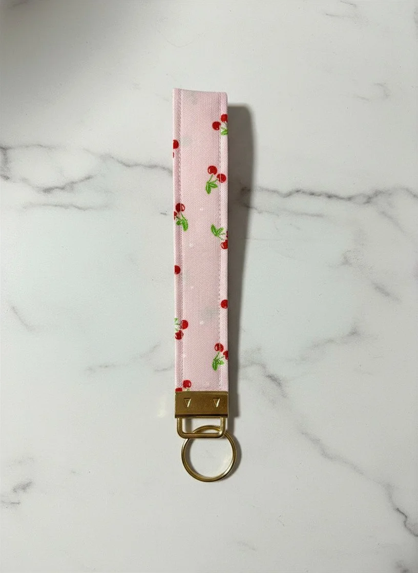 🍒 Sweet Cherry Key Fob Wristlet