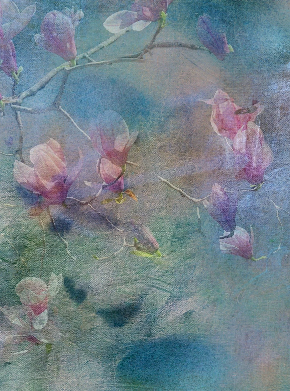 Interlude ... A new work in the HARU series. 

See more on Wendydooldeniya.com
DM me for purchase inquiries.
(all works giclee printed onto handtorn edged watercolor paper)