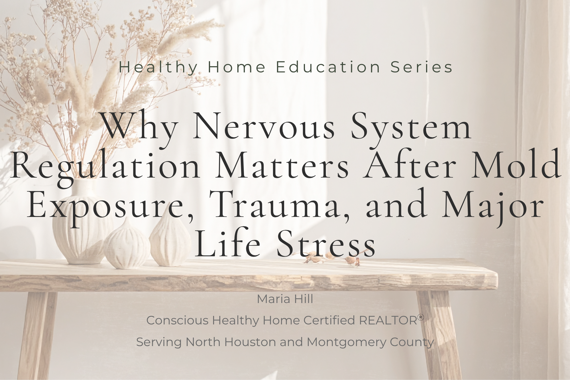 Why Nervous System Regulation Matters After Mold Exposure, Trauma, and Major Life Stress