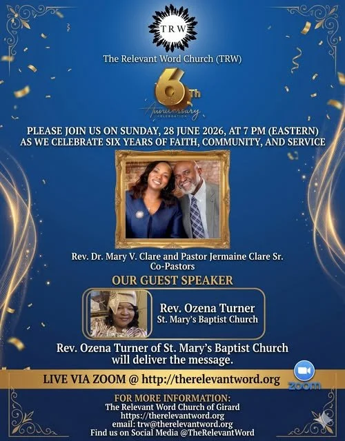 4th Sunday Worship Service - 28 June 2026 - "TRW 6th Church Anniversary"