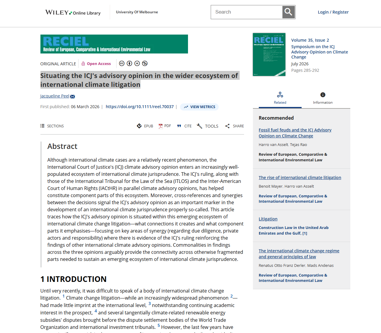Article screenshot