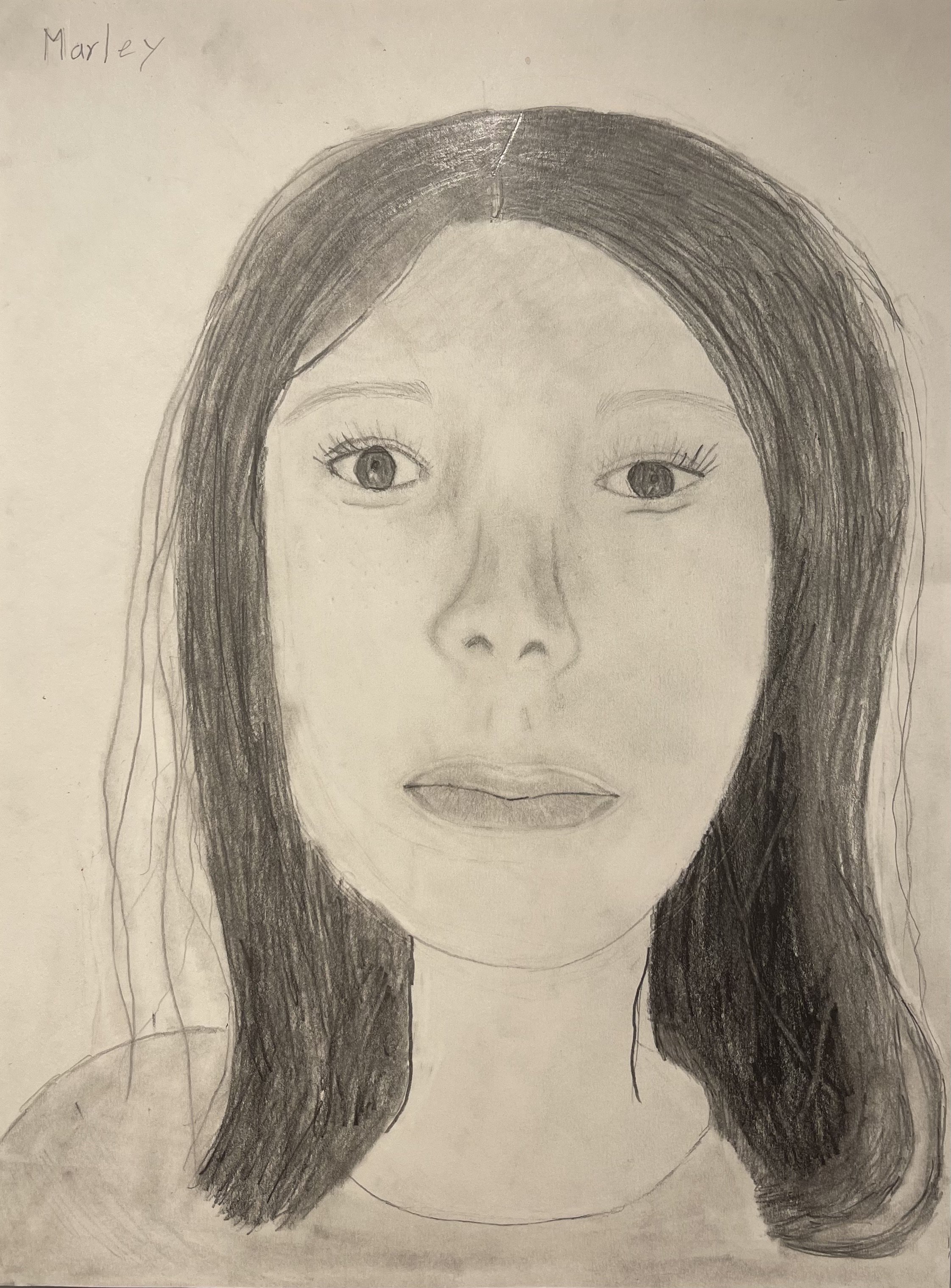 "Self Portrait" - Marley, 8
