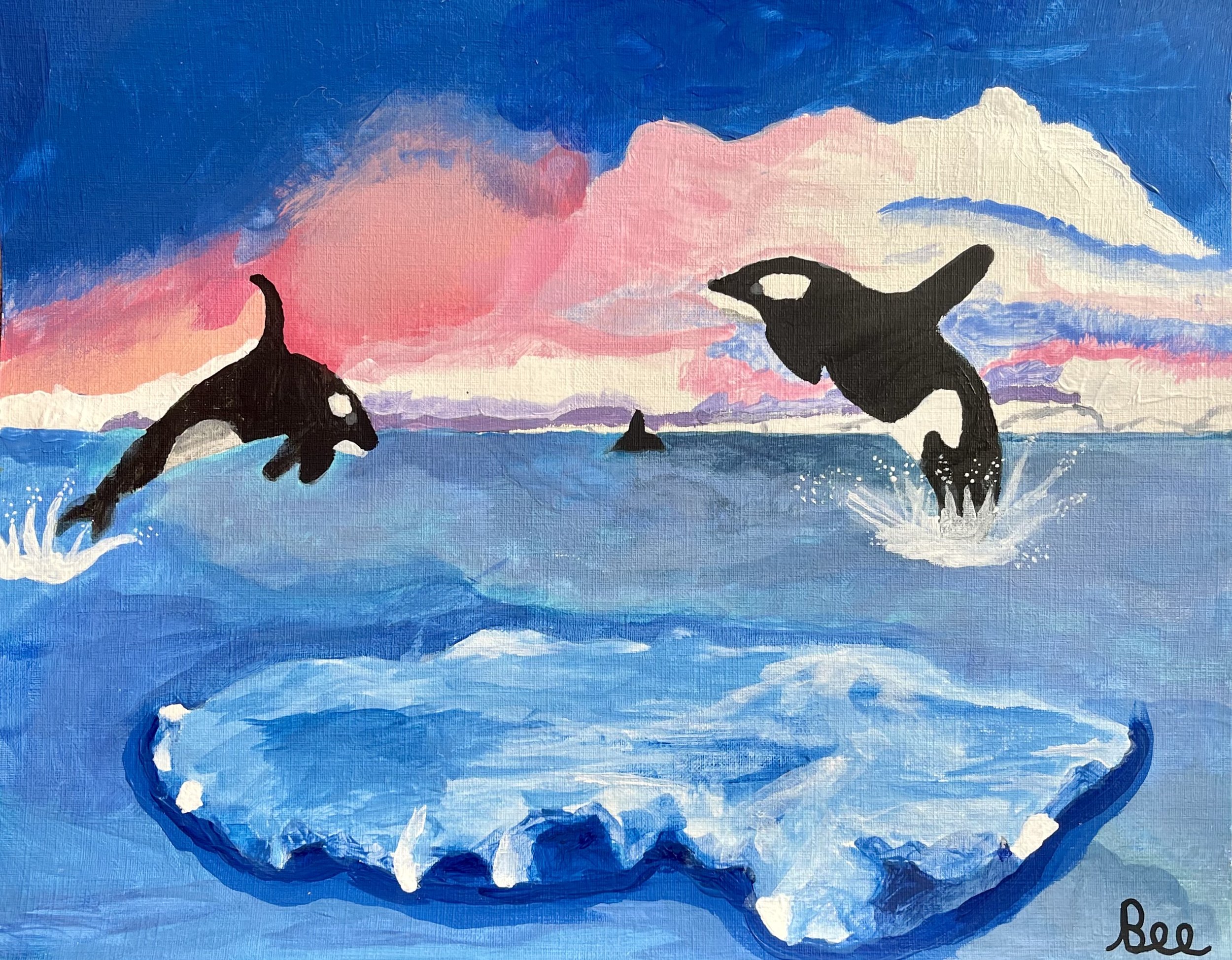"Jumping Out of the Deep Blue" - Annika, 10
