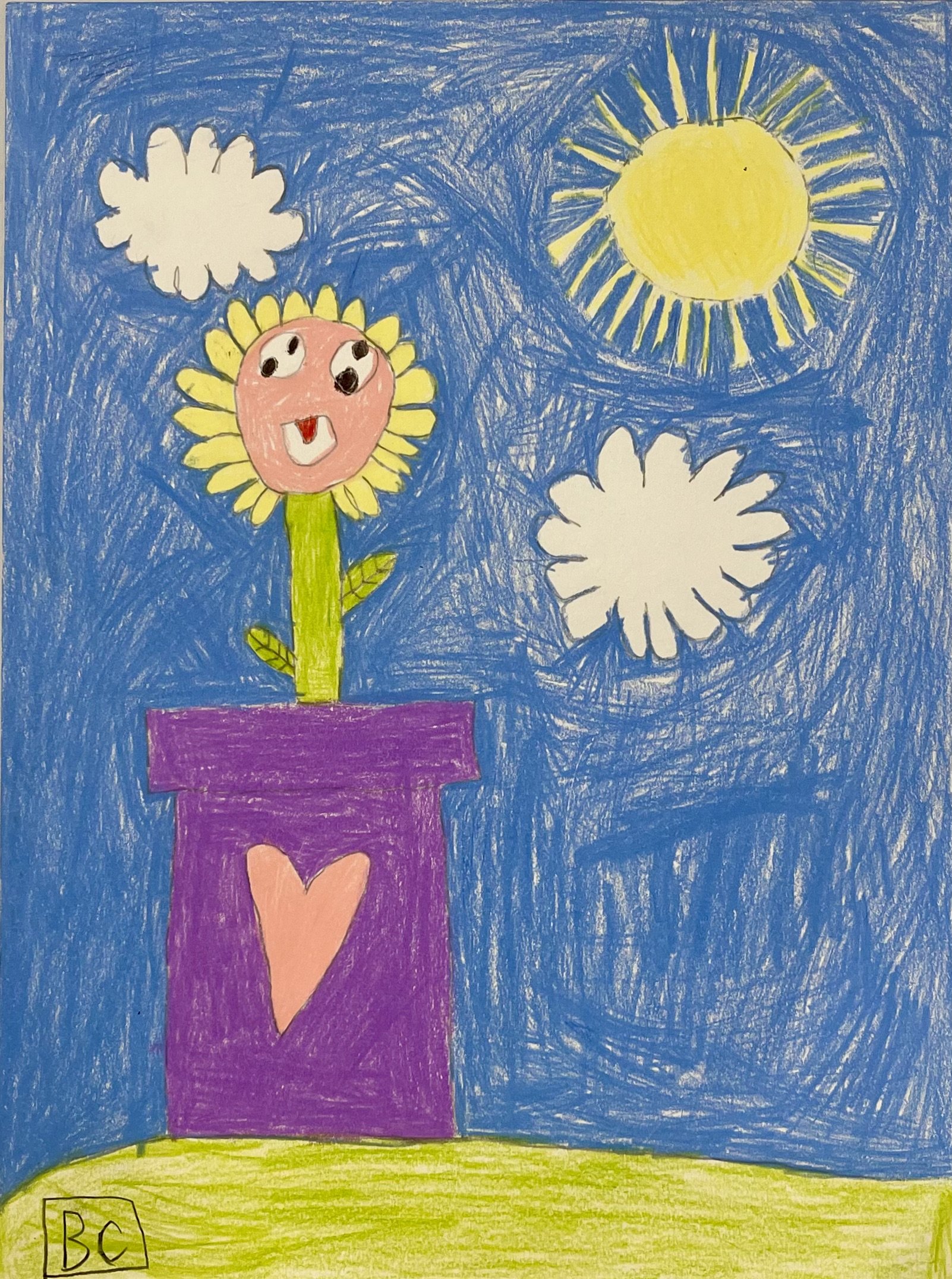 "Smiling Flower" - Bridgette, 7