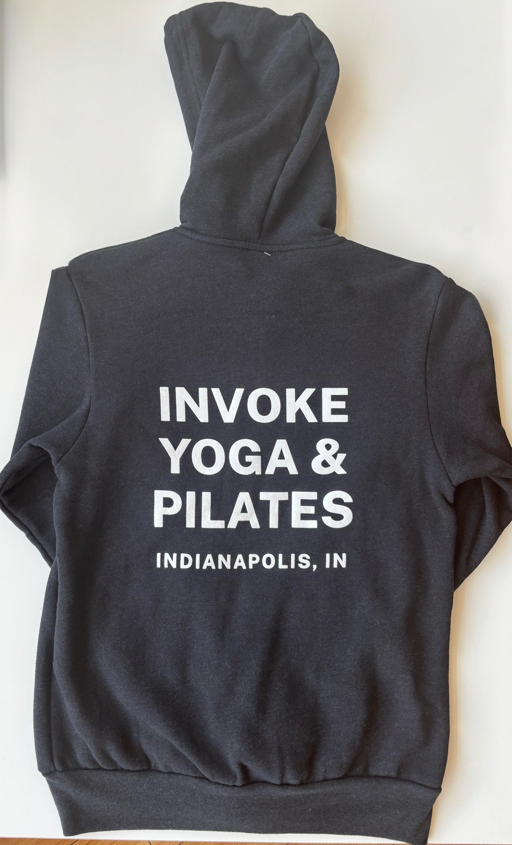 Invoke Full Zip Dark Gray Hoodie (back).jpg