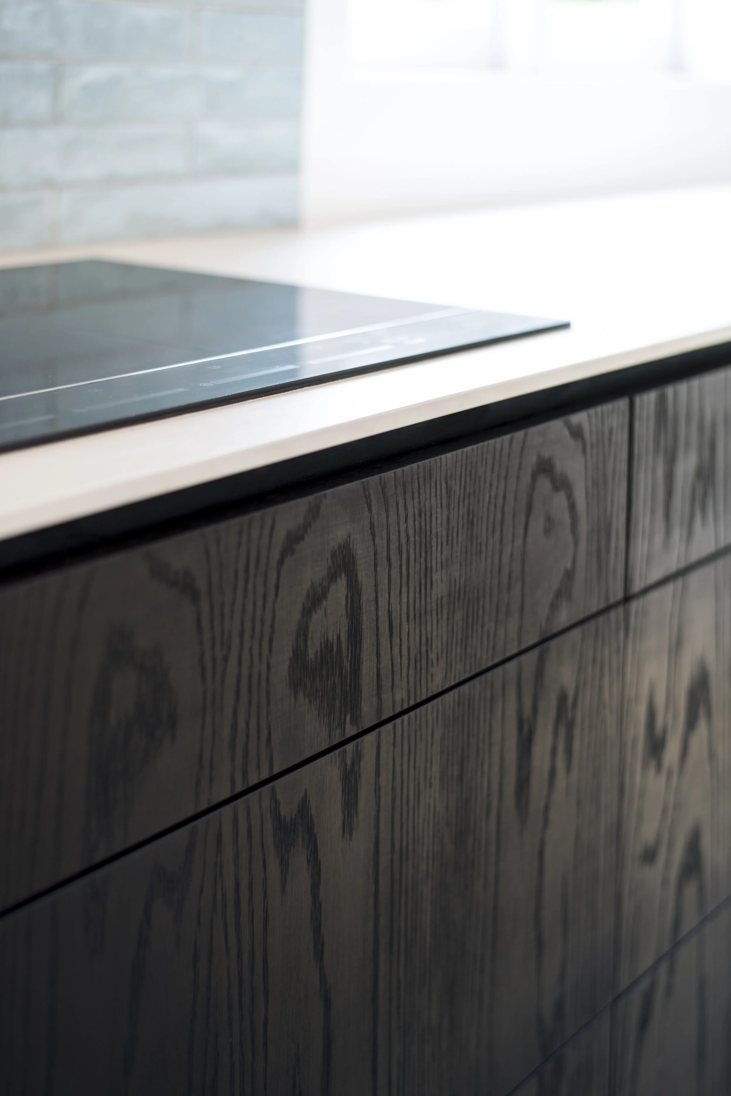 Grey Lynn_Black Veneer Kitchen