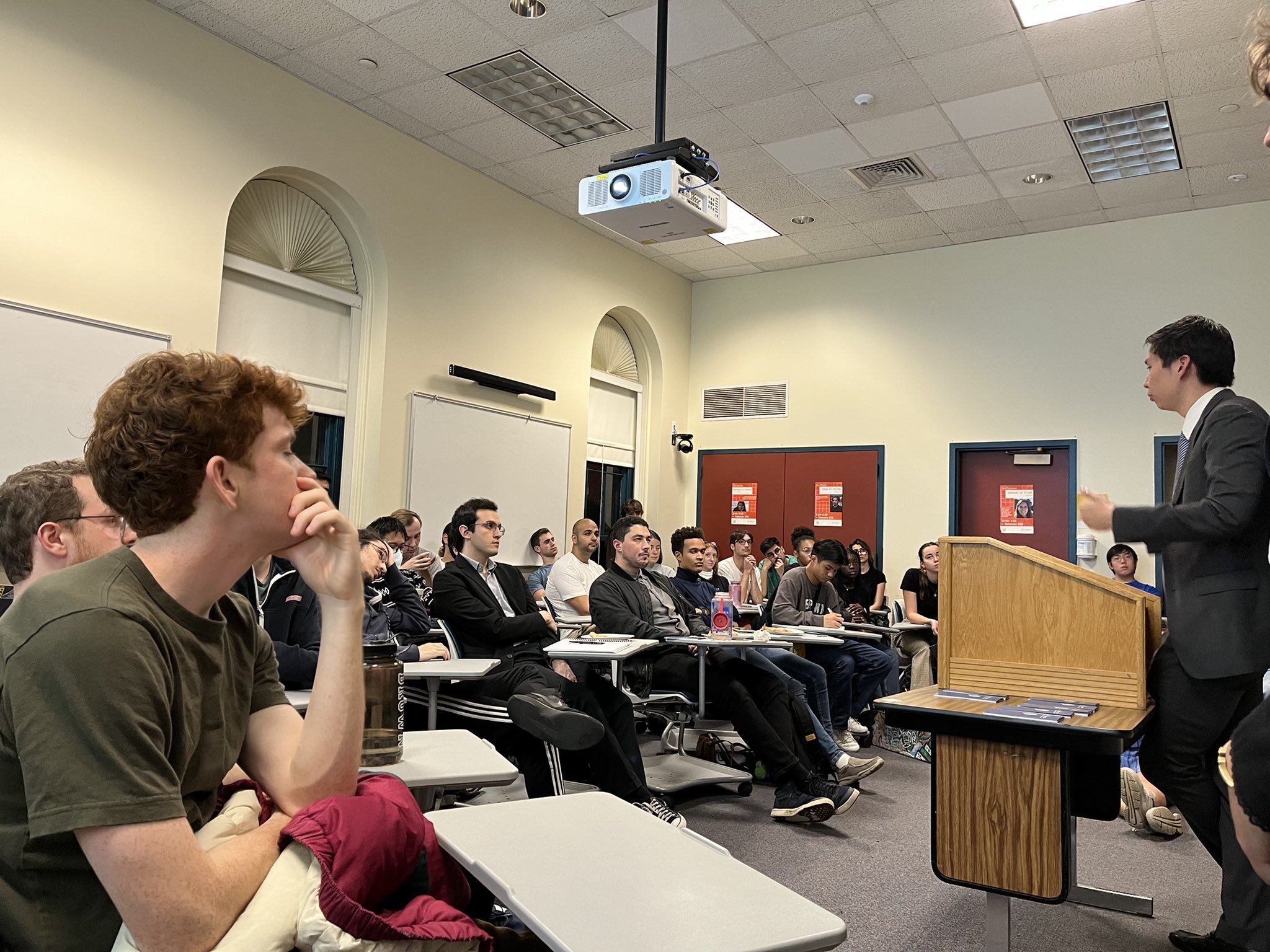 Cory Liu Speaking at Brown University