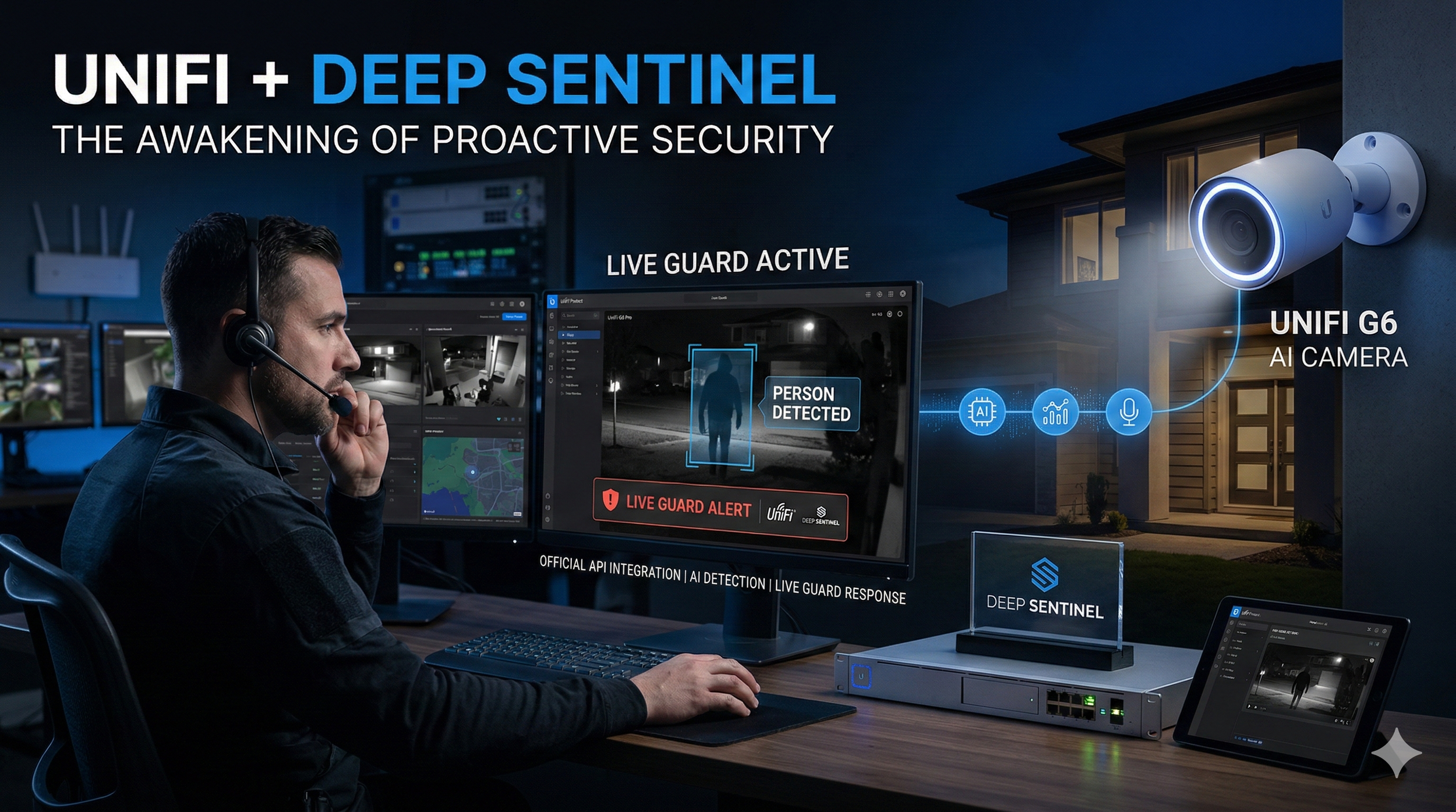 UniFi Evolution: Deep Sentinel and Ubiquiti Join Forces for live monitoring